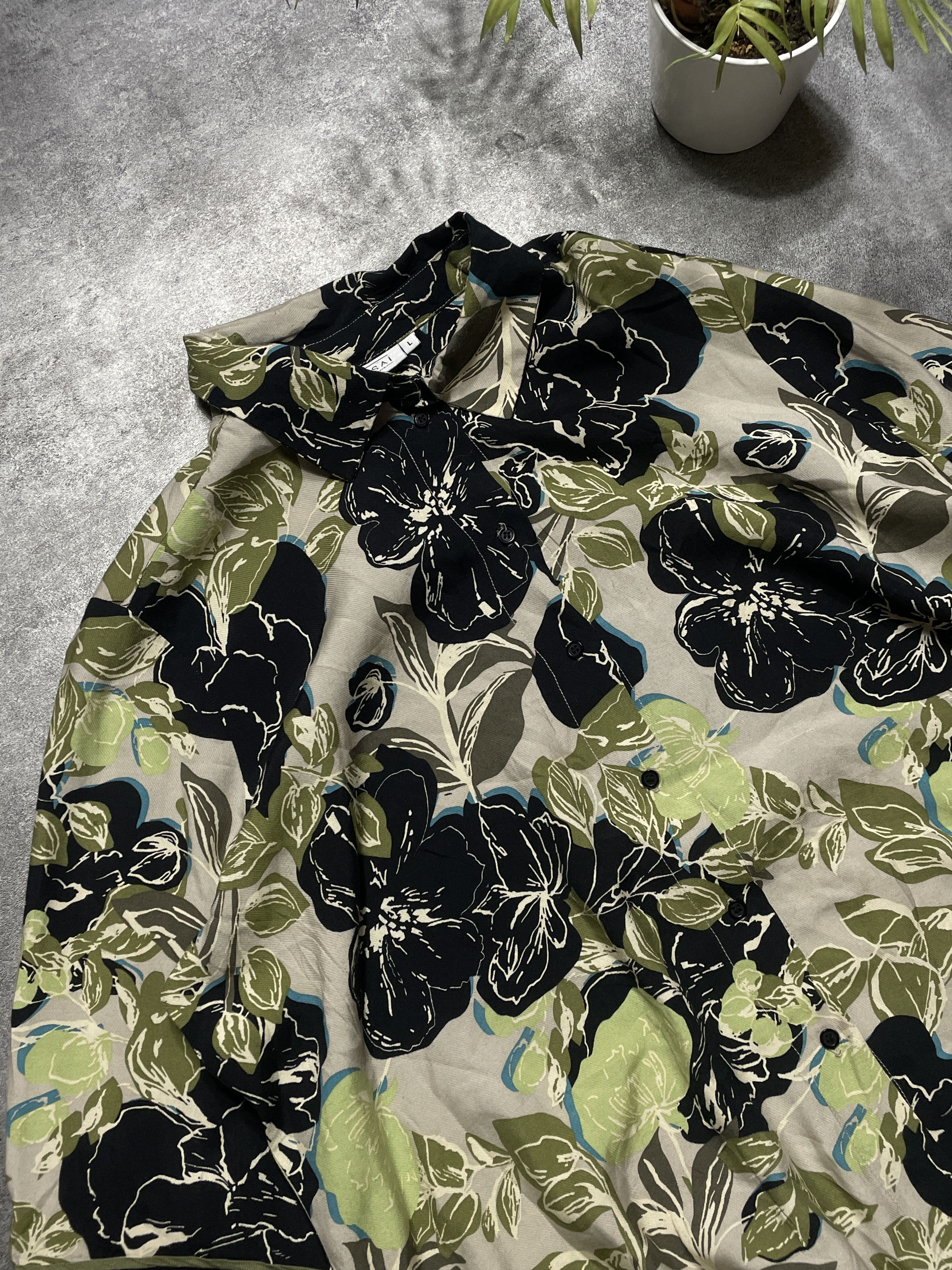 Vintage Viscose Luxury Shirt Avant Garde Copenhagen Brand Size L / US 10 / IT 46 - 2 Thumbnail
