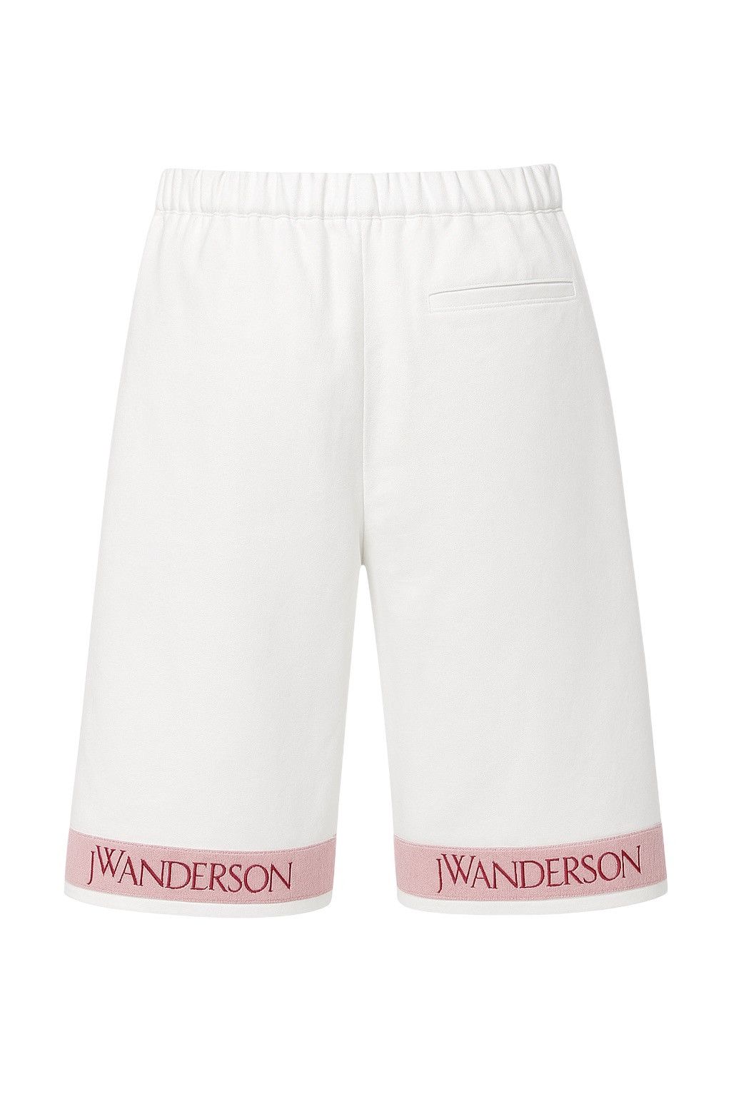 JW Anderson JW Anderson White Linen Logo Trim Bermuda Shorts Size 30" / US 8 / IT 44 - 2 Thumbnail