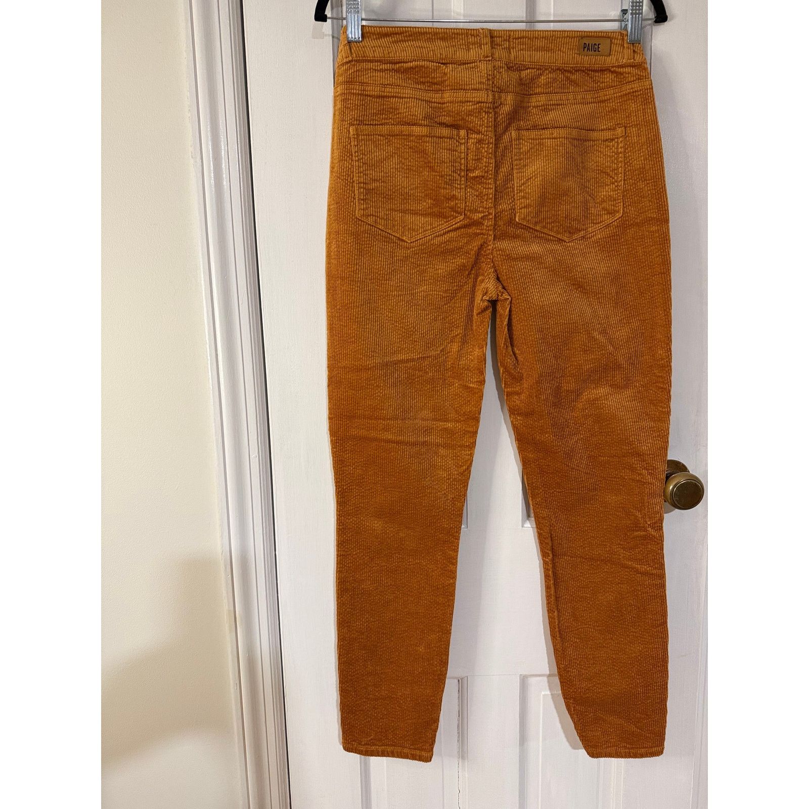 Paige Paige Burnt Orange Corduroy Jeans Huxton Ankle size 28 Size 28" / US 6 / IT 42 - 3 Thumbnail