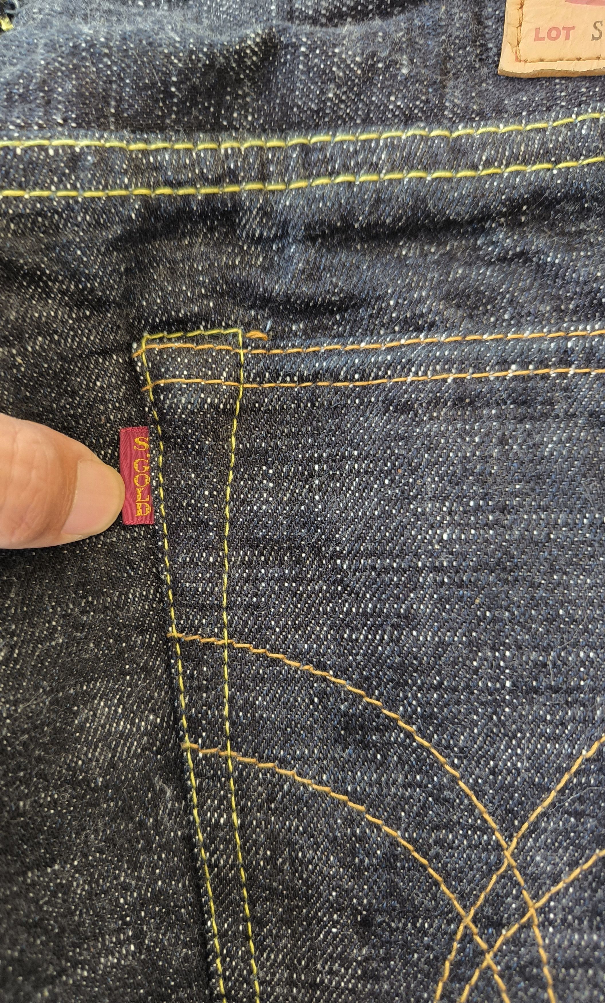 The Strike Gold THE STRIKE GOLD slubby series SG7104 selvedge jenas Size US 32 / EU 48 - 11 Thumbnail