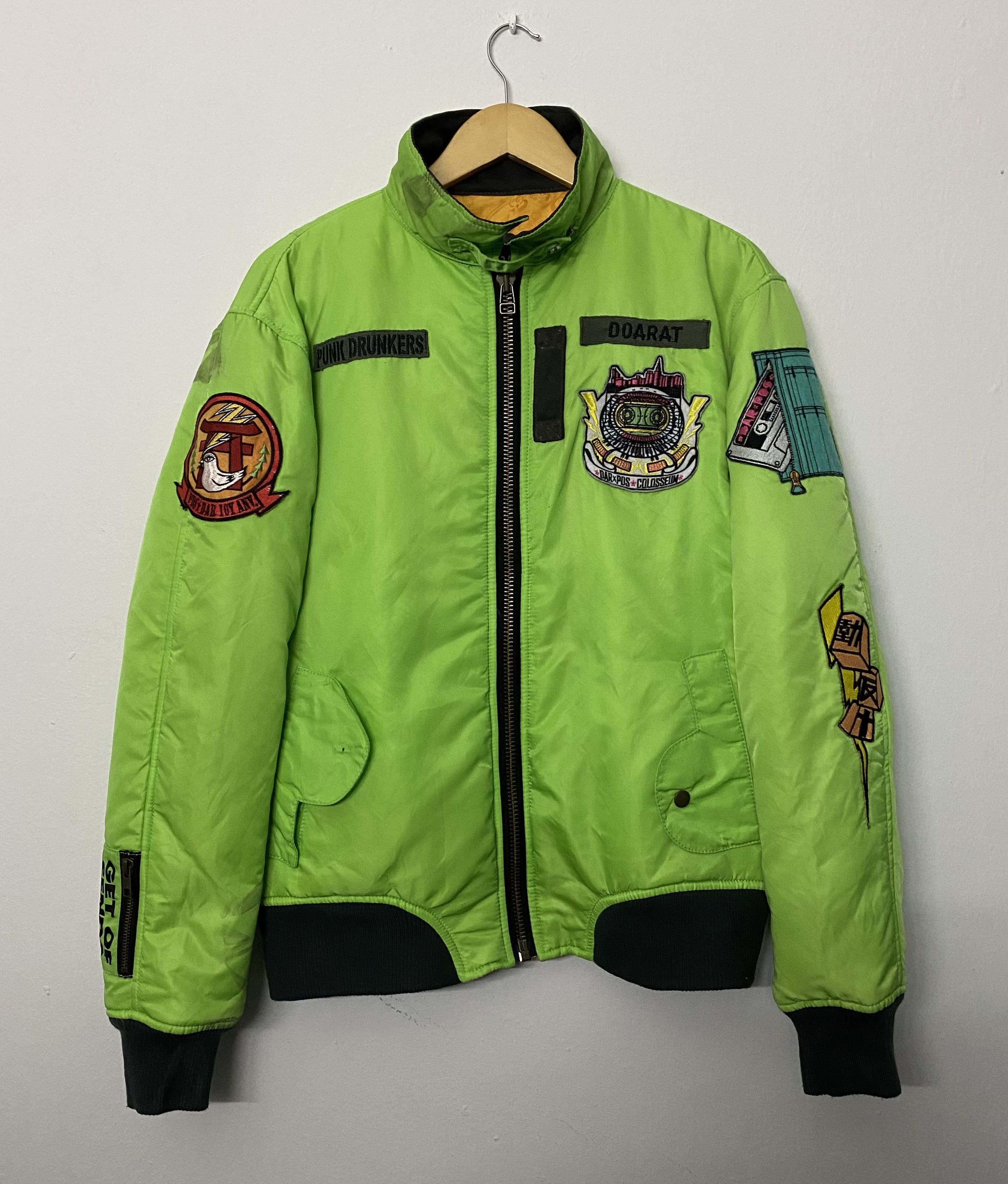 Japanese Brand Punk Drunkers x Doarat Sendagaya PDS DAR Bomber Jacket Size US M / EU 48-50 / 2 - 1 Thumbnail