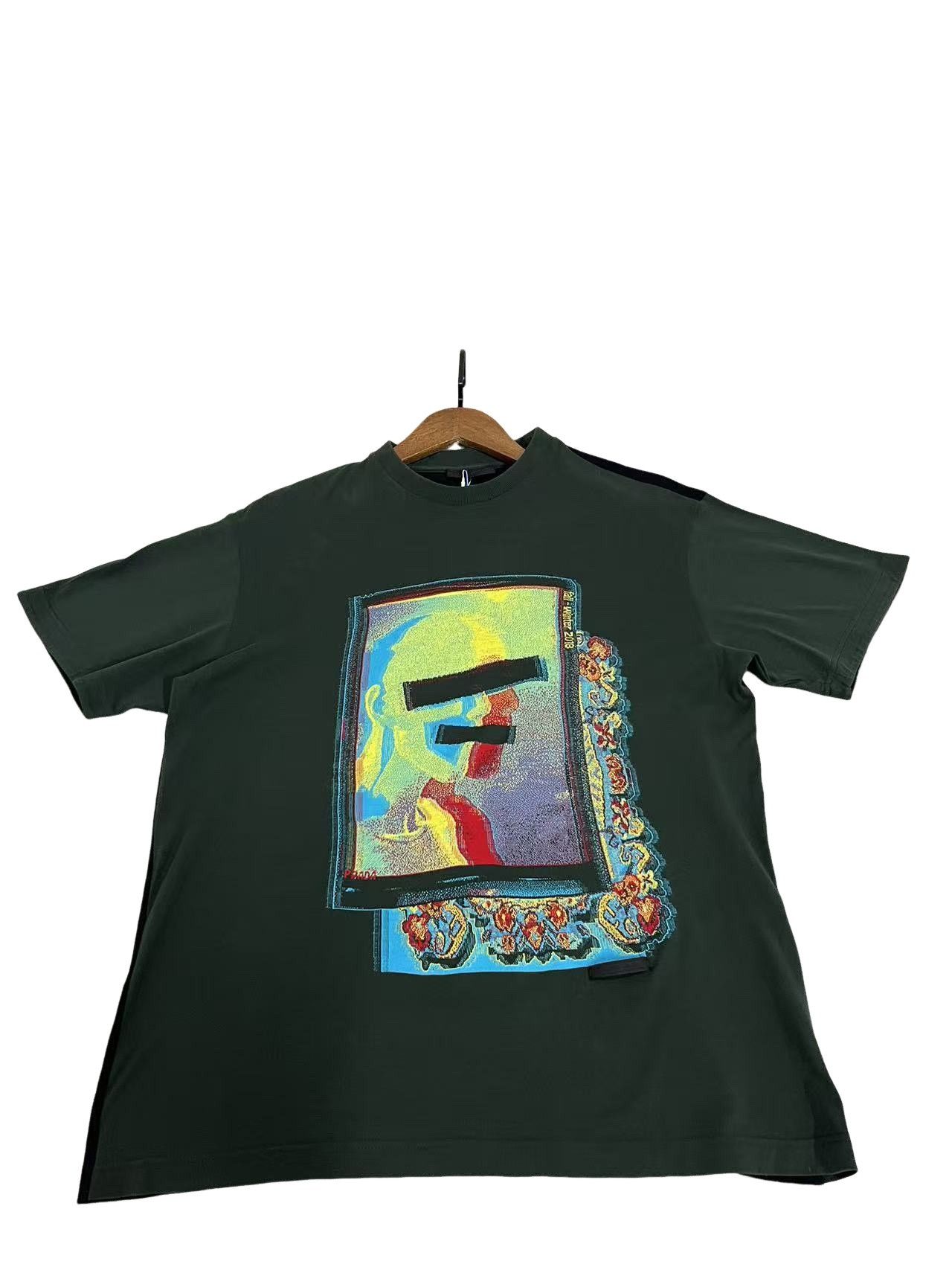 Prada Graphic Art Print T-Shirt | Grailed