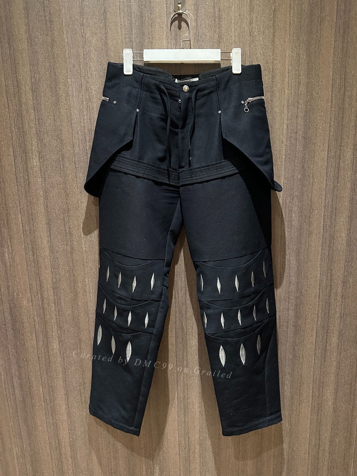Kiko Kostadinov Kiko Black Cargo Pants Size US 30 / EU 46 - 1 Thumbnail
