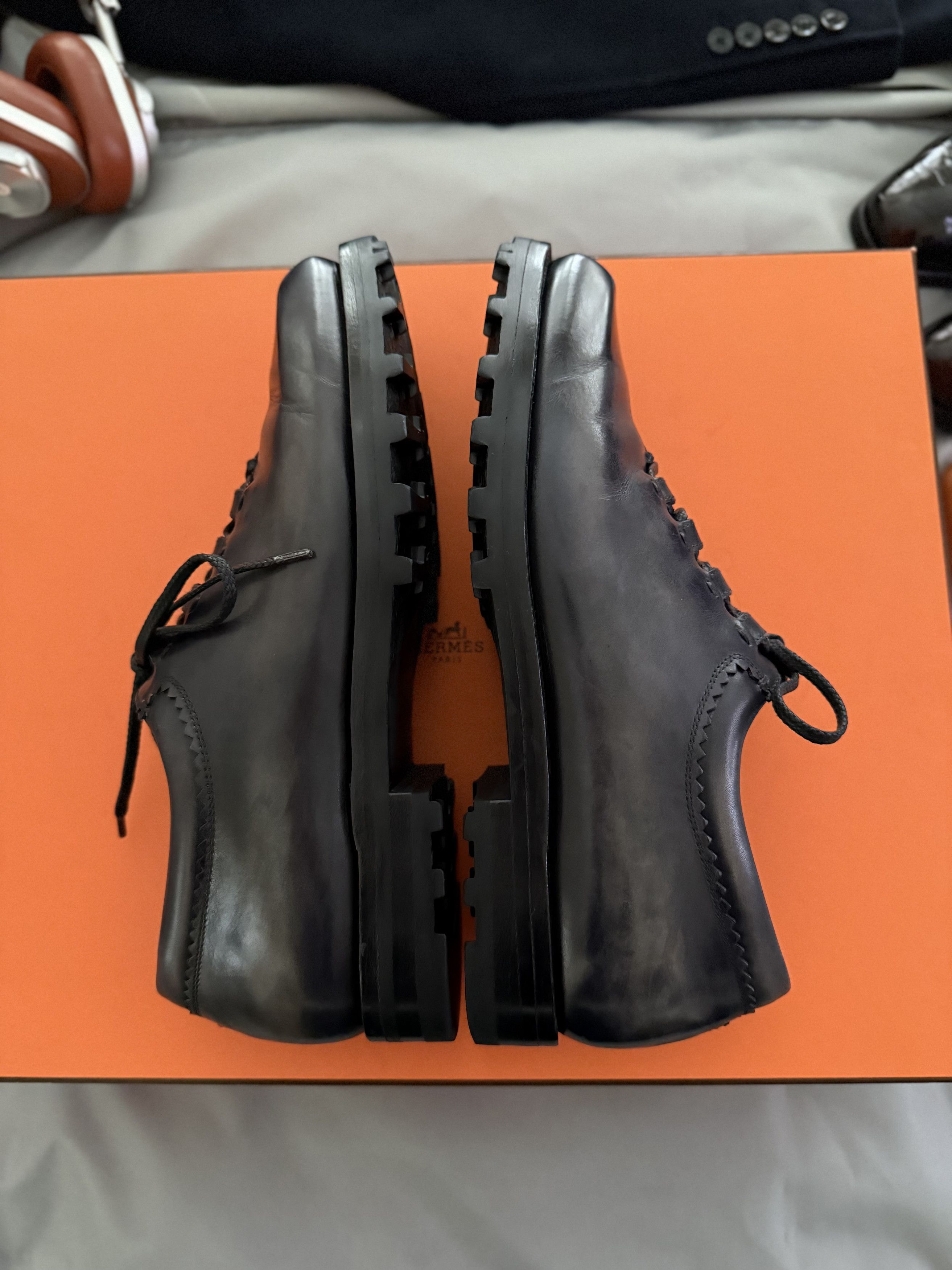 Berluti Coveted Rare $2,500 Stunning Burnished Patina Godly Details Size US 7.5 / EU 40-41 - 1 Thumbnail