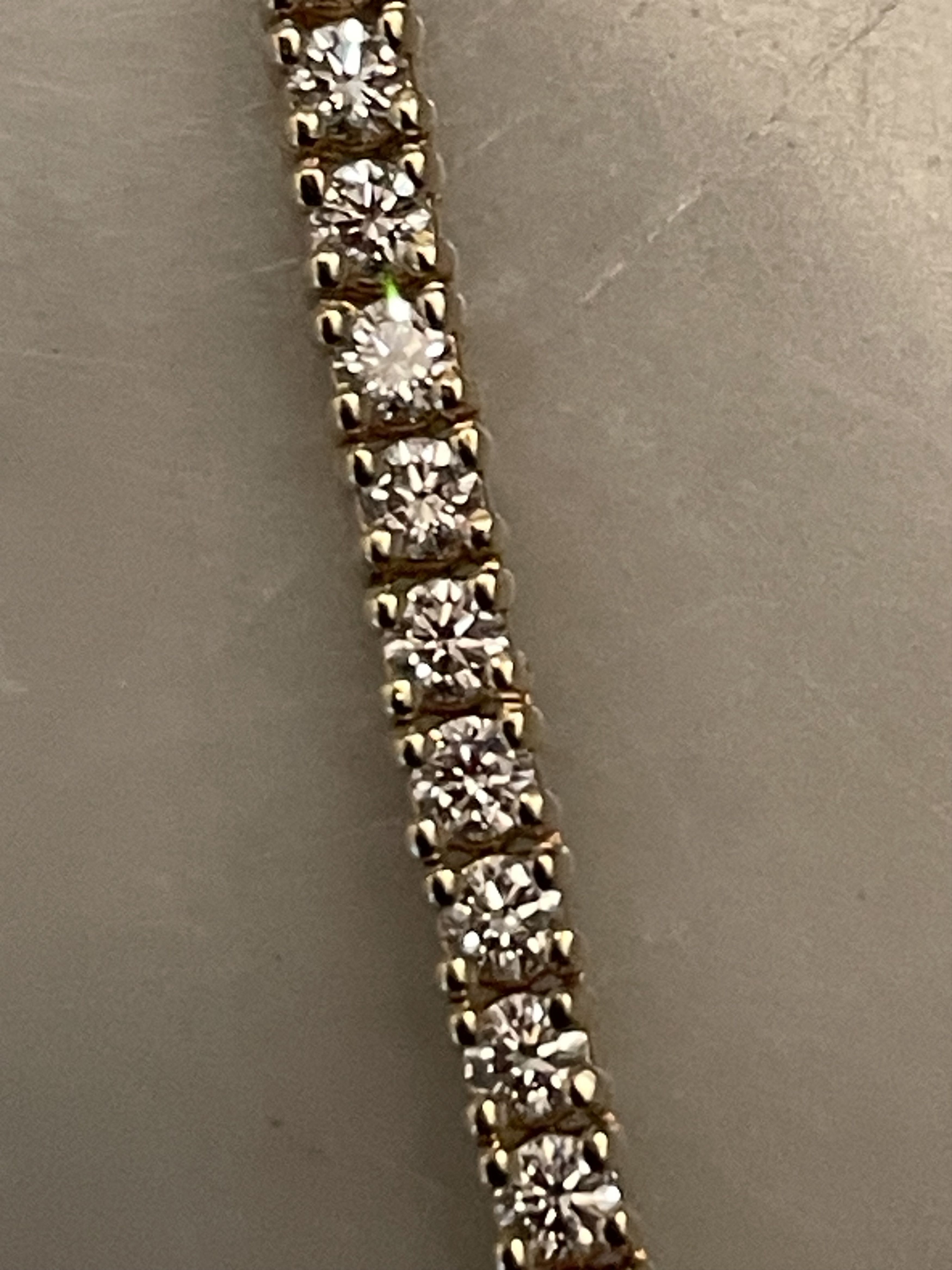 Other 18k Yellow Gold Tennis Chain Size ONE SIZE - 3 Thumbnail