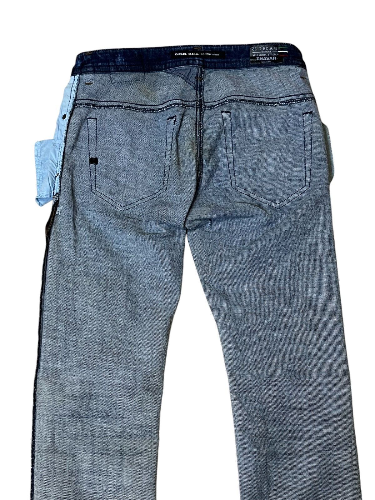 Diesel SICK🔥DIESEL SLIM SKINNY S/S 2016 DISTRESSED STYLE JEANS Size US 31 - 12 Thumbnail