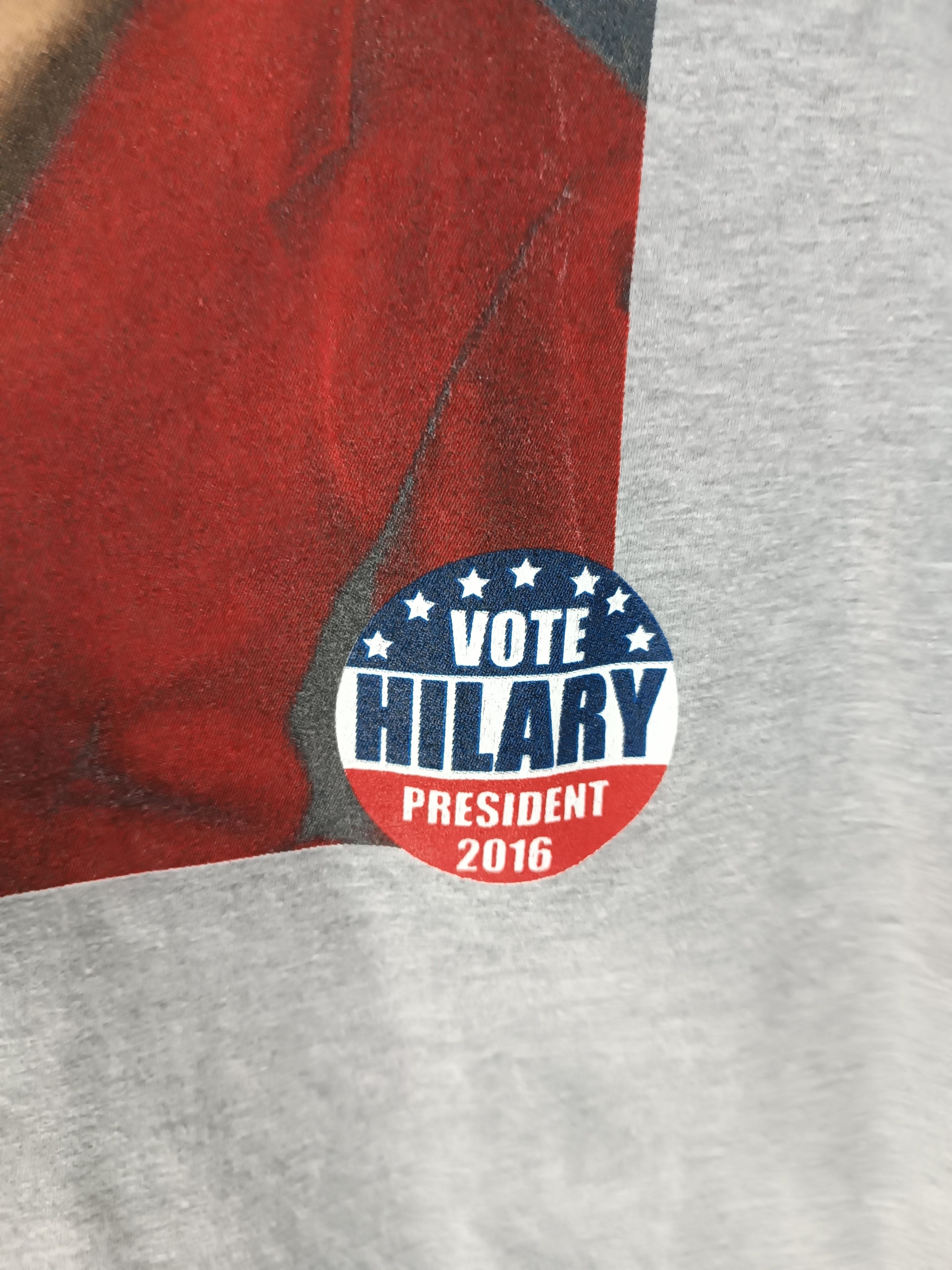 Vintage VINTAGE 2016 VOTE HILLARY ABI OBAMA CAMPAIGN TEE TRUMP ELON Size US L / EU 52-54 / 3 - 12 Thumbnail
