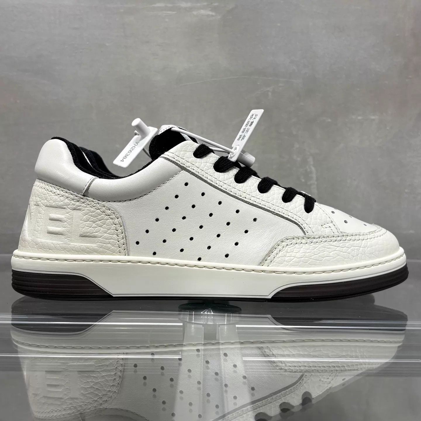 Chanel Chanel Black & White Panda Sneaker 37 YH26383 Size US 6.5 / IT 36.5 - 4 Thumbnail