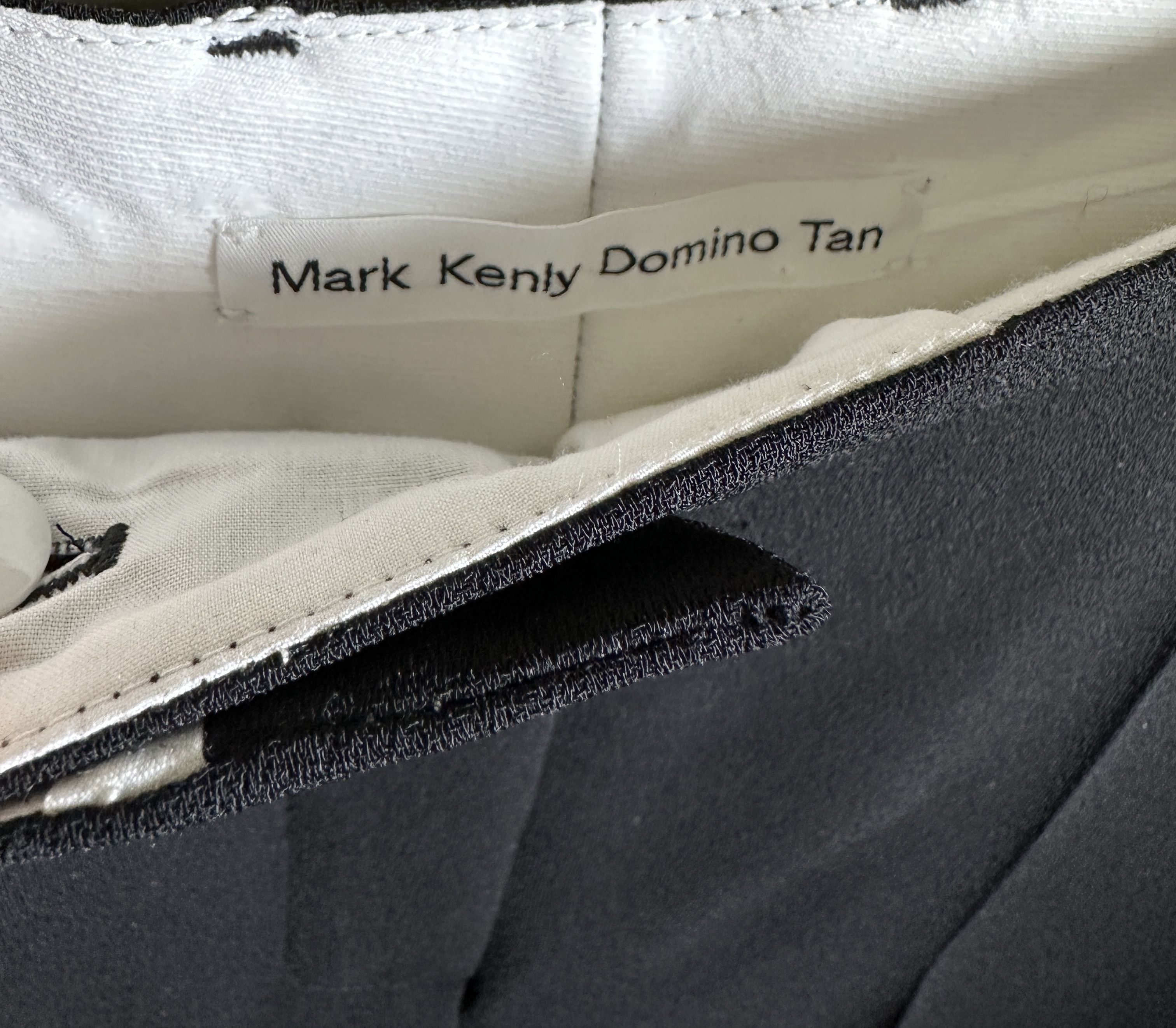 Designer Mark Kenly Domino Tan trousers black Size 27" / US 4 / IT 40 - 10 Thumbnail
