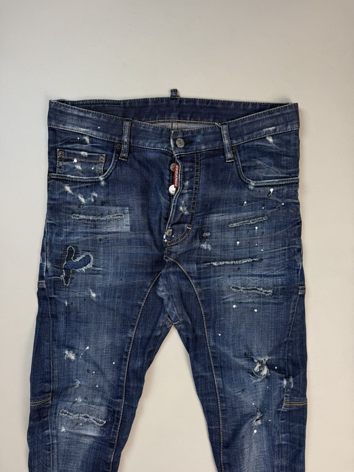 Dsquared2 Dsquared2 Men’s Distressed Denim Tidy Biker Jeans Size 48 Size US 32 / EU 48 - 5 Thumbnail