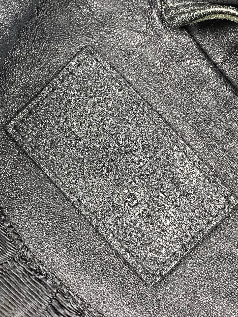 Allsaints AllSaints Belvedere Biker Leather Jacket Size XS / US 0-2 / IT 36-38 - 9 Thumbnail