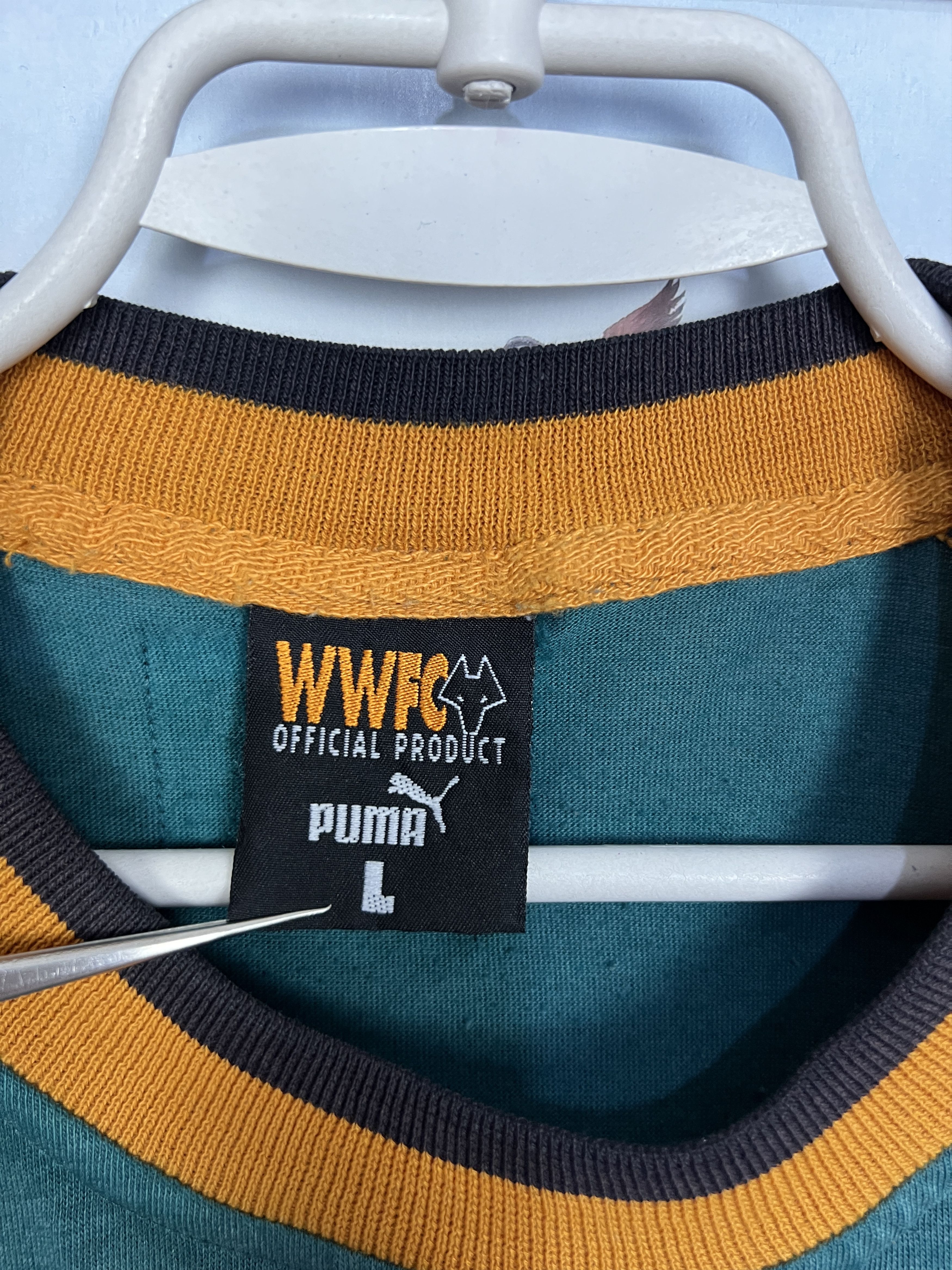 Puma Wolverhampton Wanderers Wolves Football Train Shirts Jersey Size US L / EU 52-54 / 3 - 7 Thumbnail