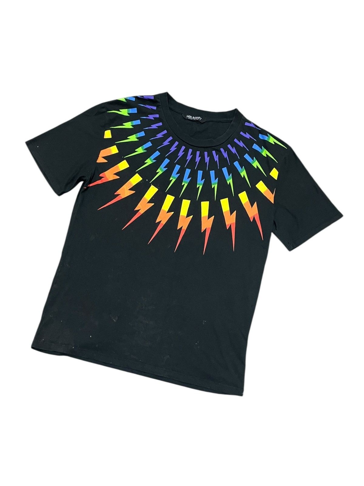 Designer × Neil Barrett Neil Barret Destroyed Tee Size US M / EU 48-50 / 2 - 2 Thumbnail