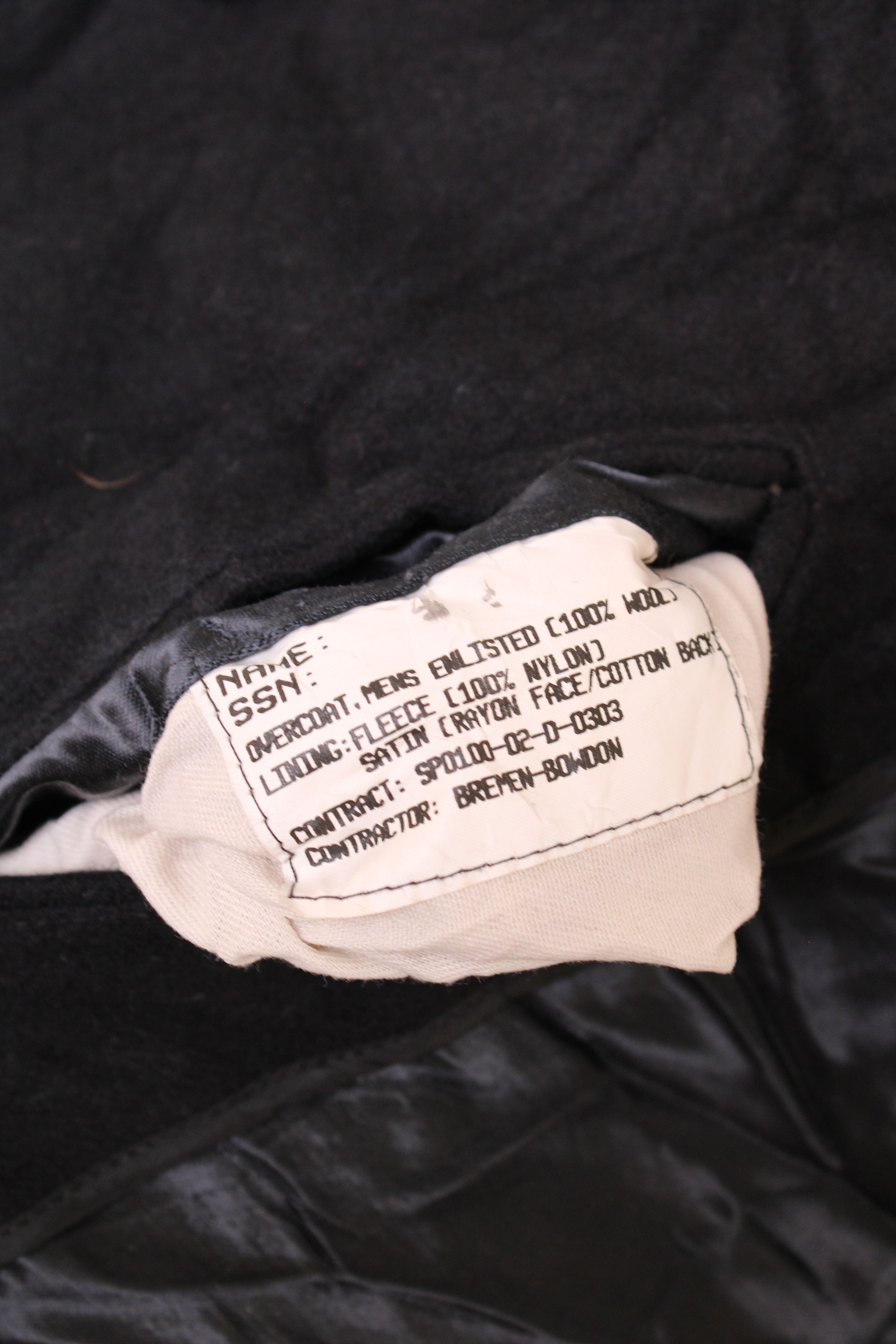 Other Us Navy Vintage Pea Coat Navy Blue 50 L 2XL 3XL Size US XXL / EU 58 / 5 - 6 Thumbnail