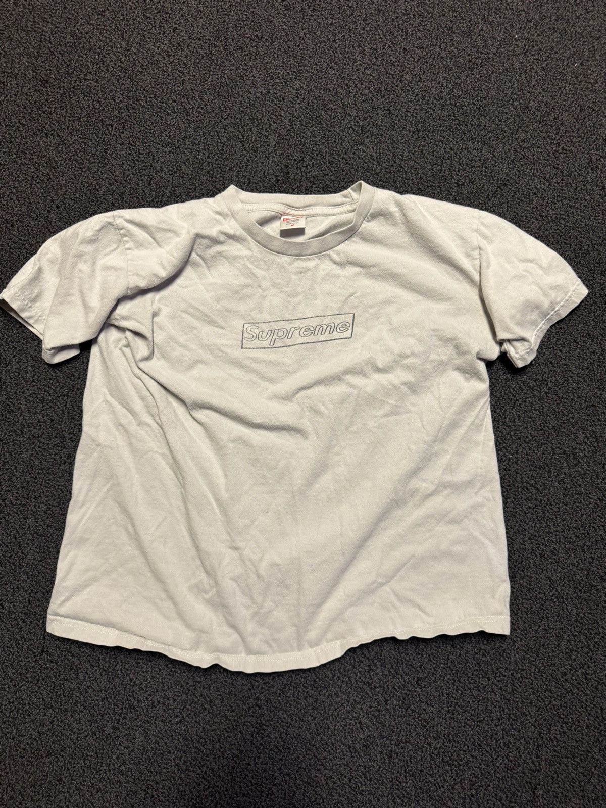 Supreme Supreme White Tee Size US L / EU 52-54 / 3 - 1 Thumbnail