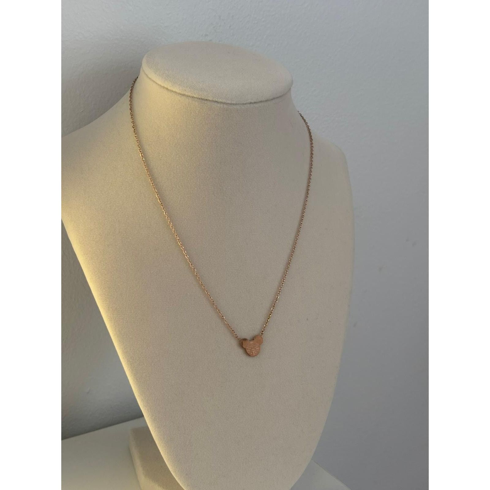 Other Gold Mouse Pendant Necklace Stainless Steel Cute Minimal Size ONE SIZE - 6 Thumbnail