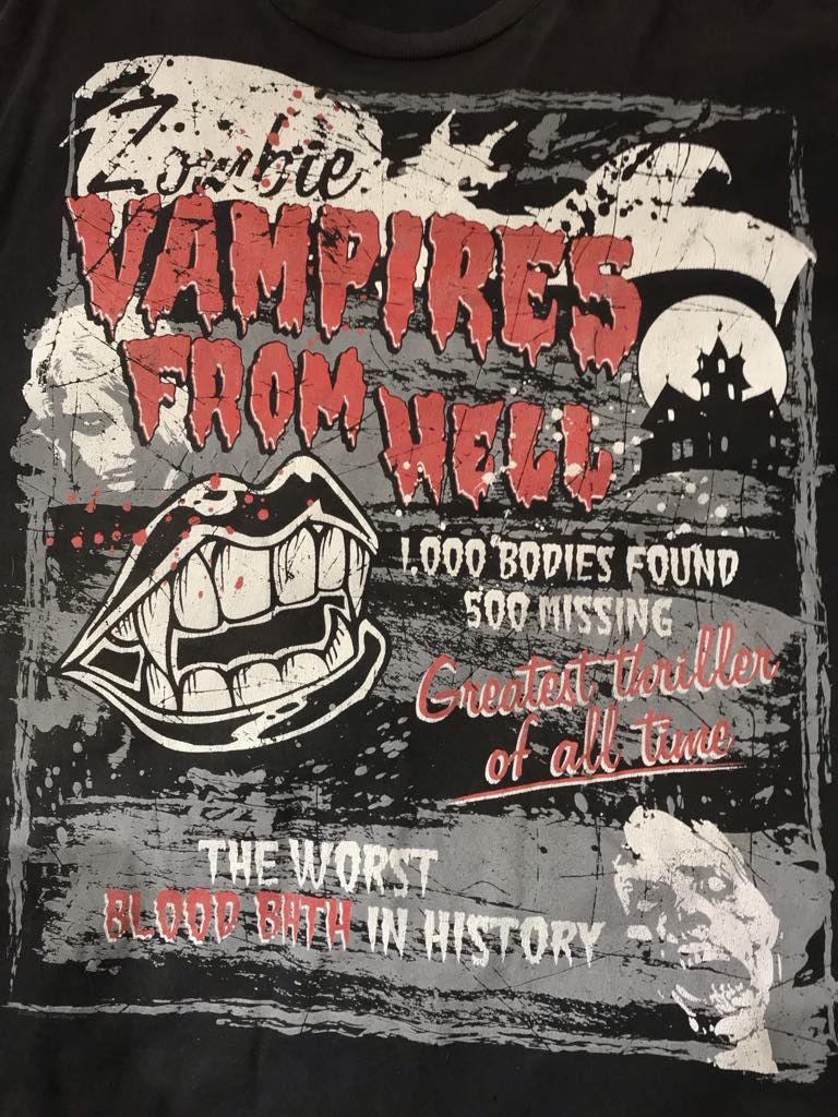 Delta × Vintage Zombie Vampires From Hell Tee 3XL— VTG, Own the Night Size US XXL / EU 58 / 5 - 6 Thumbnail