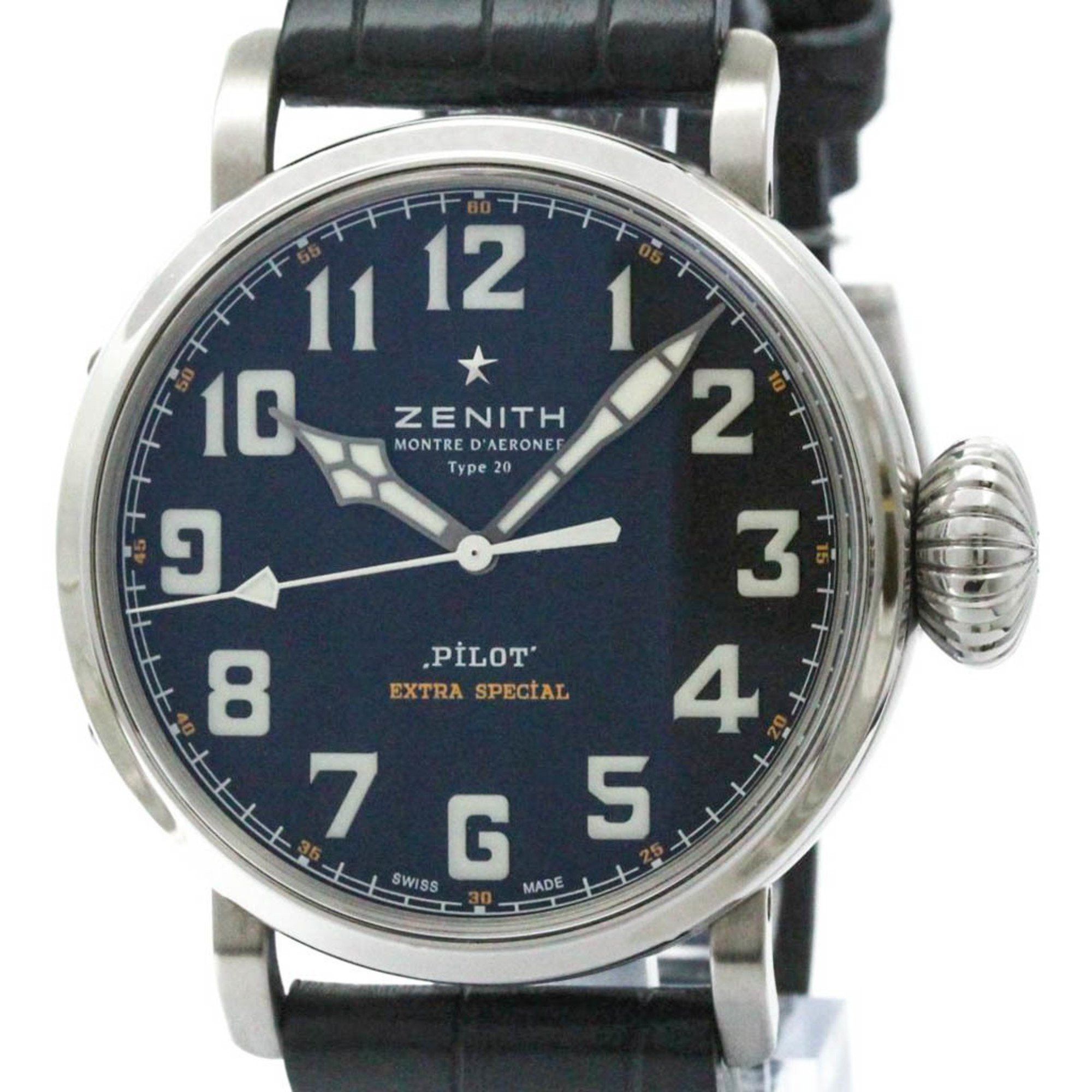 ZENITH ZENITH Pilot Type 20 Extra Special Steel Automatic Watch 03.2430.3000 BF581267 Size ONE SIZE - 1 Thumbnail