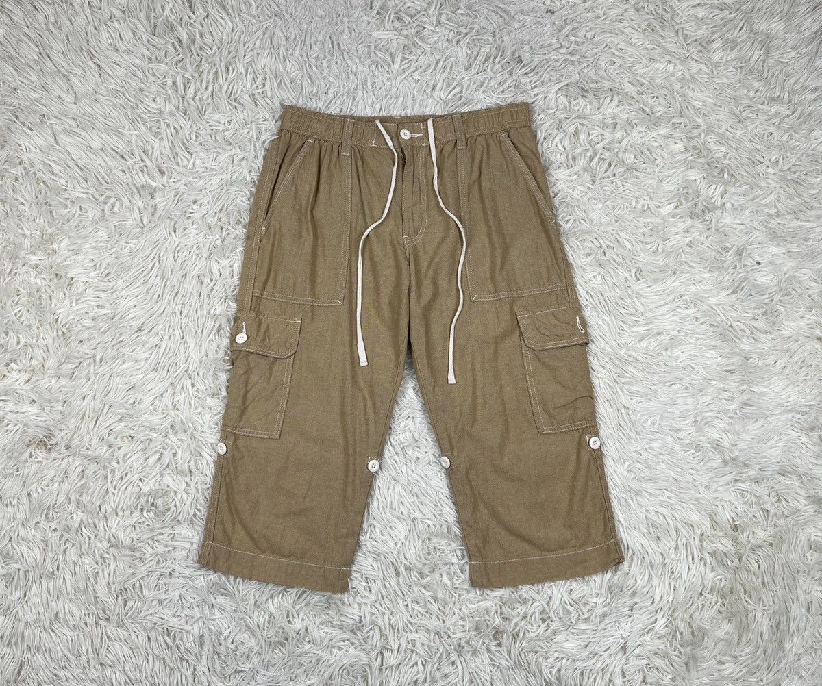 Japanese Brand TopValu 3q Cargo Pants Size US 31 - 2 Thumbnail