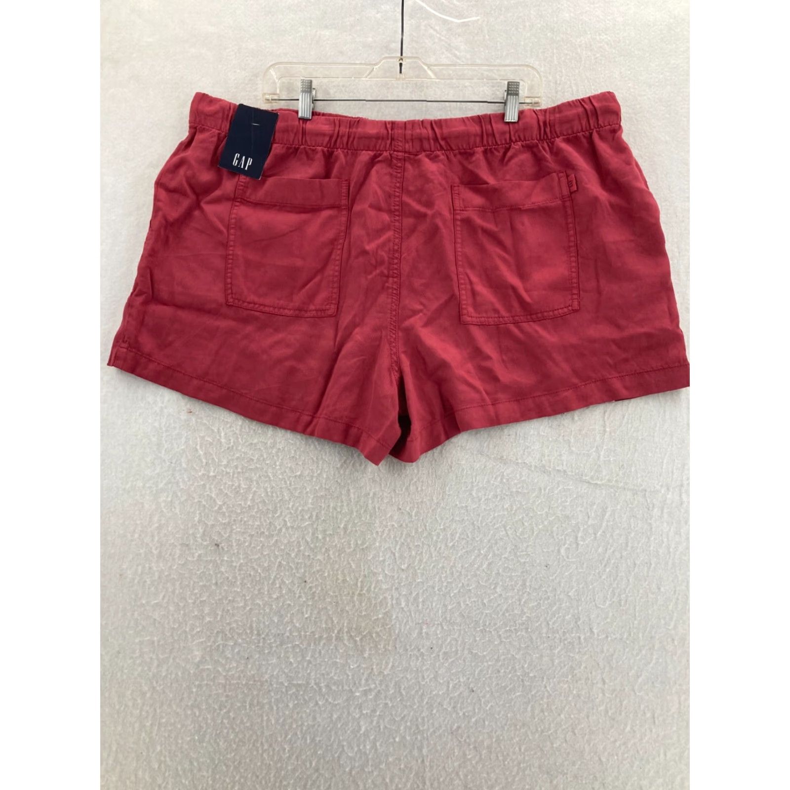 Gap Gap Women's Shorts 2XL Lyocell Pull-On Casual Activewear Summer Red Size 40" / US 18 - 6 Thumbnail