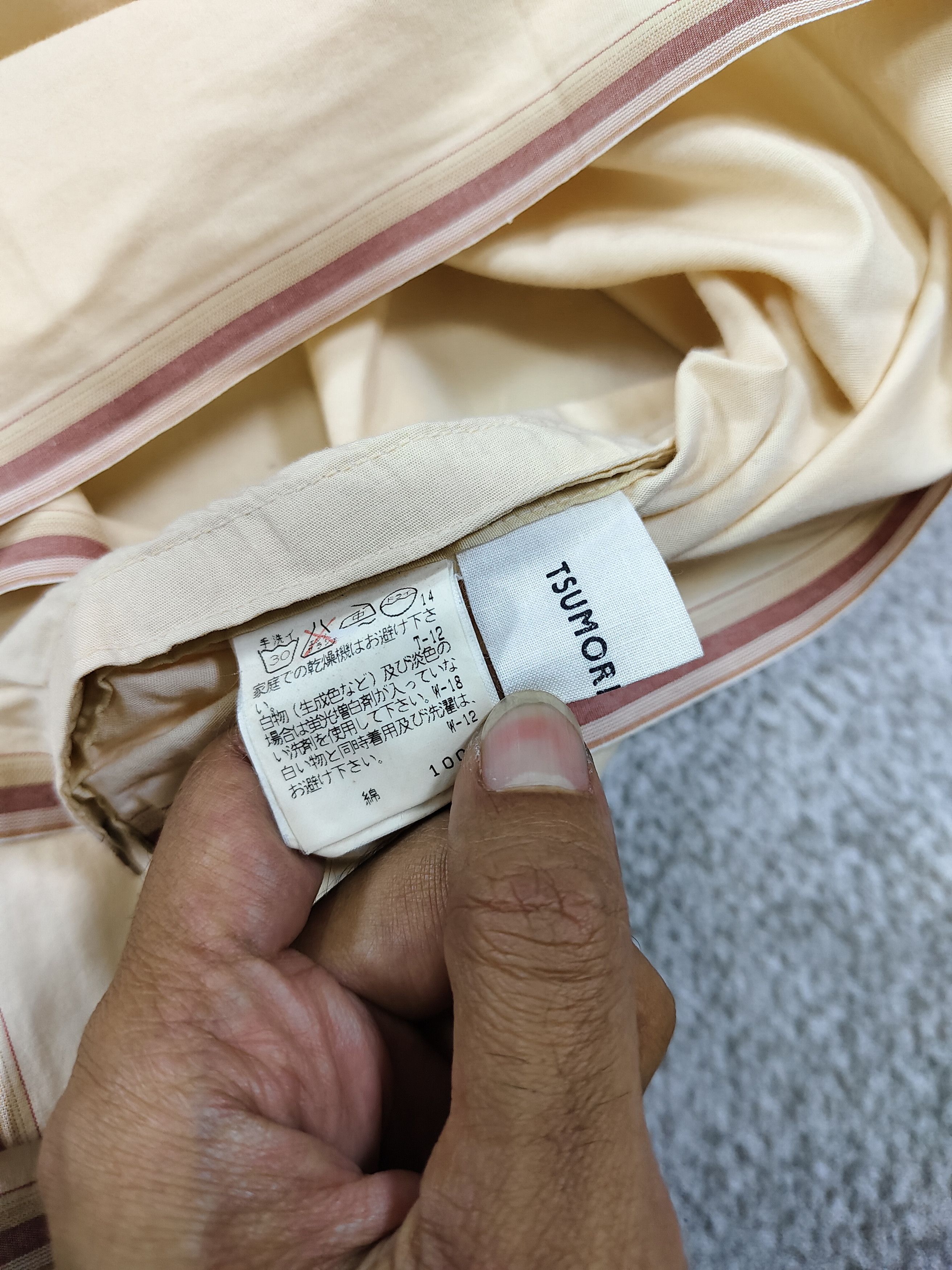 Tsumori Chisato 2000s Tsumori chisato- Deep V Placket Puff Sleeve Cropped Size L / US 10 / IT 46 - 13 Thumbnail