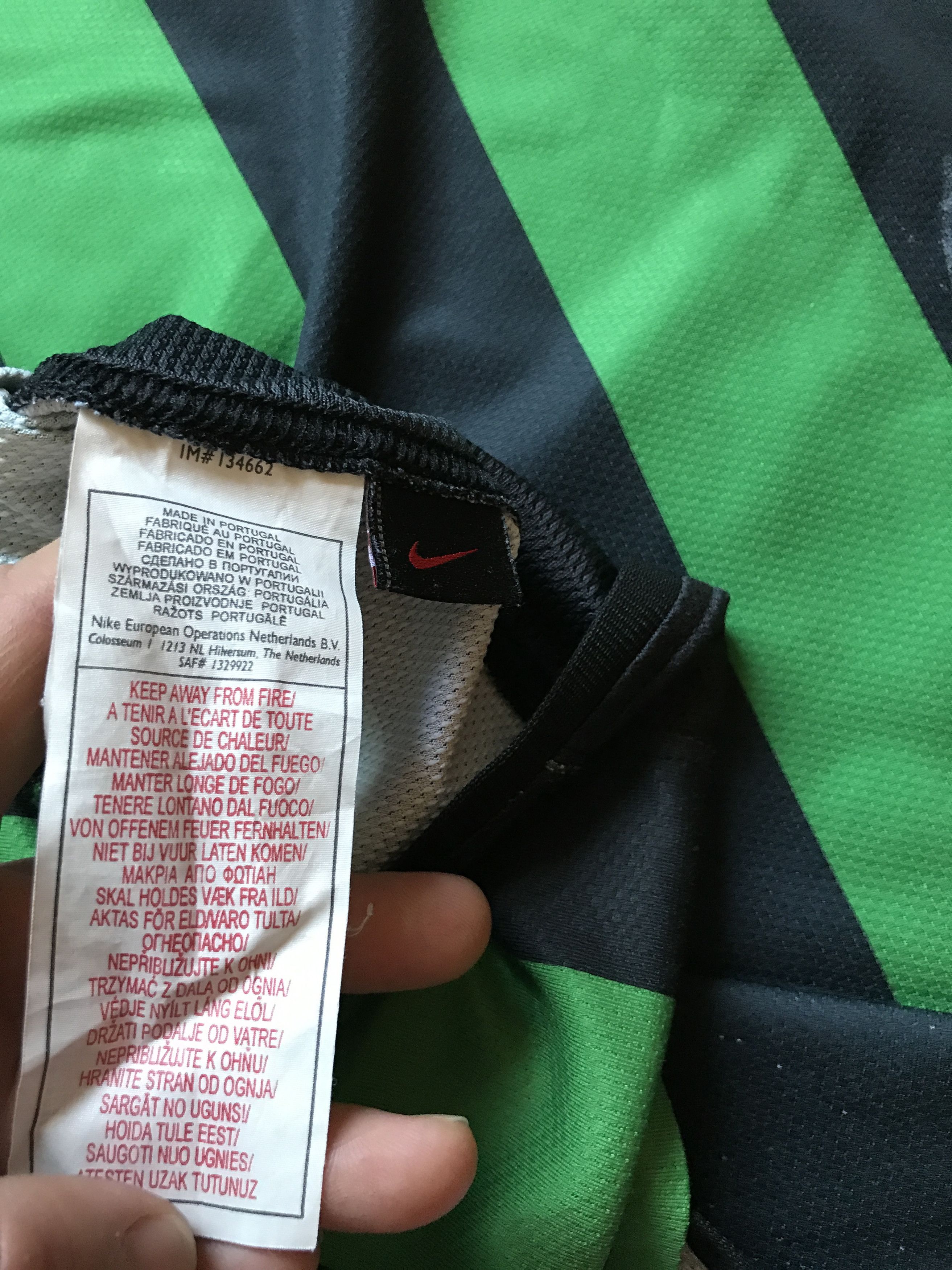Nike × Vintage Vintage Nike Celtic Away Shirt 2006-2008 Size US XL / EU 56 / 4 - 9 Thumbnail