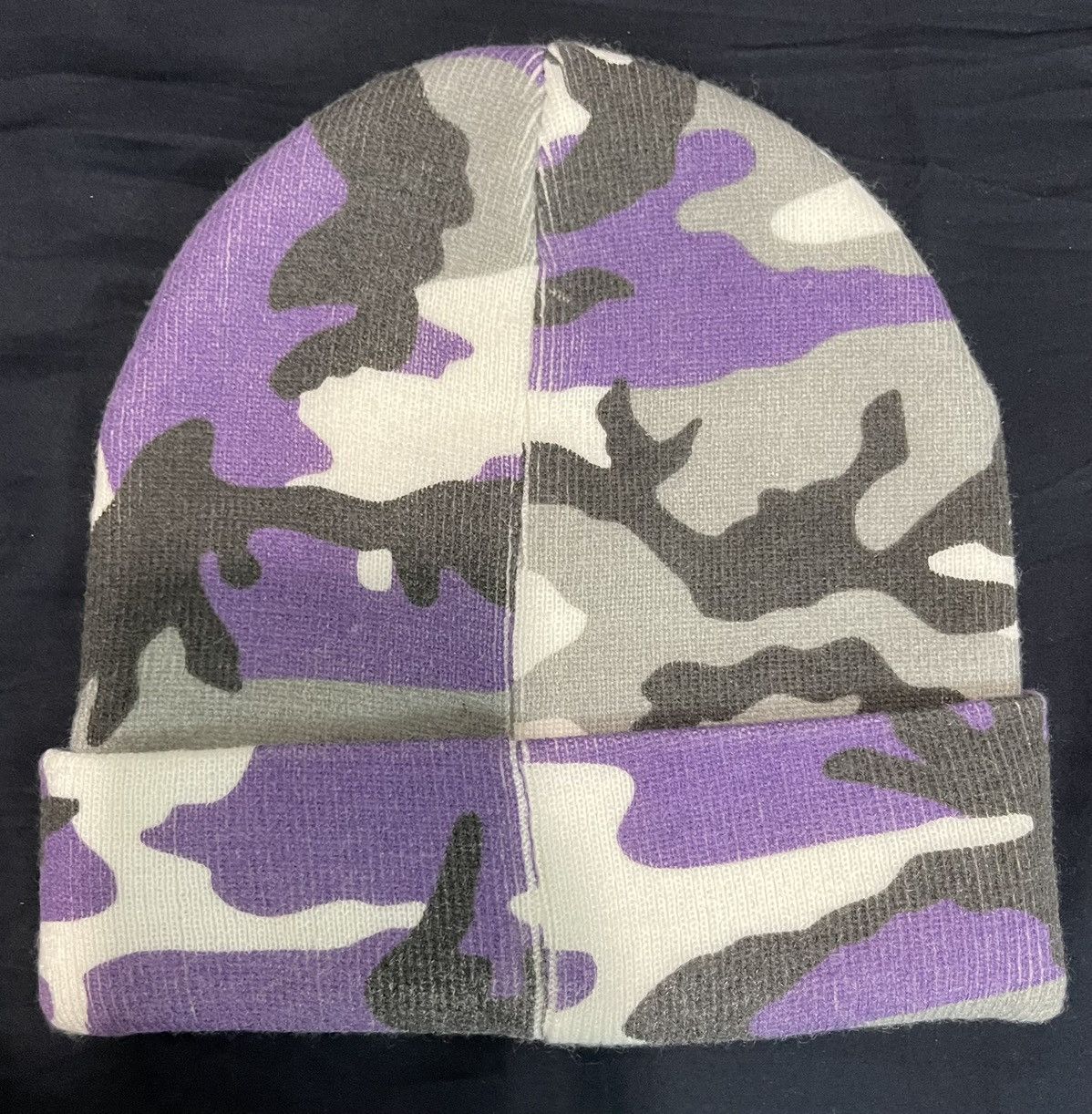 Supreme Supreme Beanie Purple Camo Size ONE SIZE - 2 Thumbnail