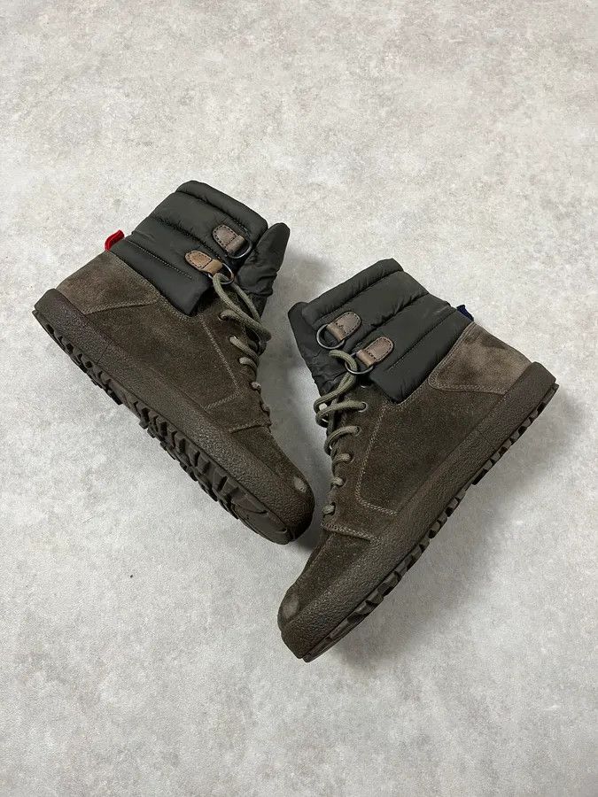 Moncler 2000s Moncler Khaki Leather Boots Size US 7 / EU 40 - 7 Thumbnail