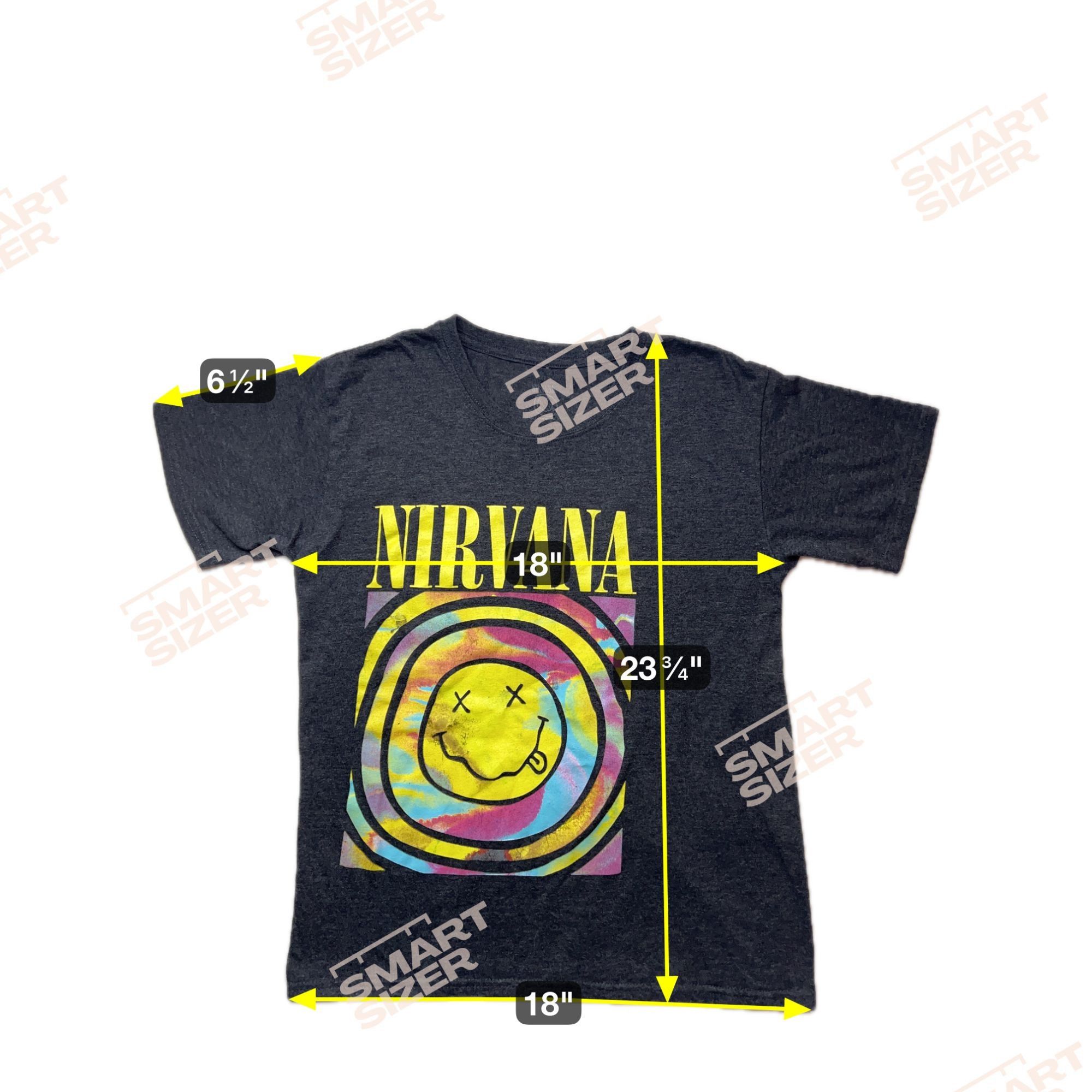 Other Nirvana Drunk Logo Smiley Face Rainbow Colors Small T-Shirt Size US S / EU 44-46 / 1 - 5 Thumbnail