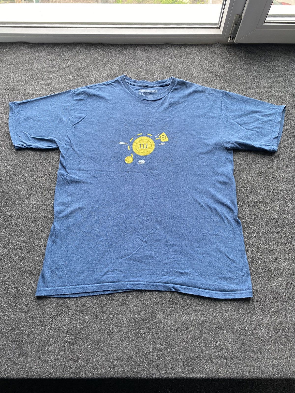 Other 🔥2015 Bethesda Fallout Blue faded tee mens L Size US L / EU 52-54 / 3 - 1 Thumbnail