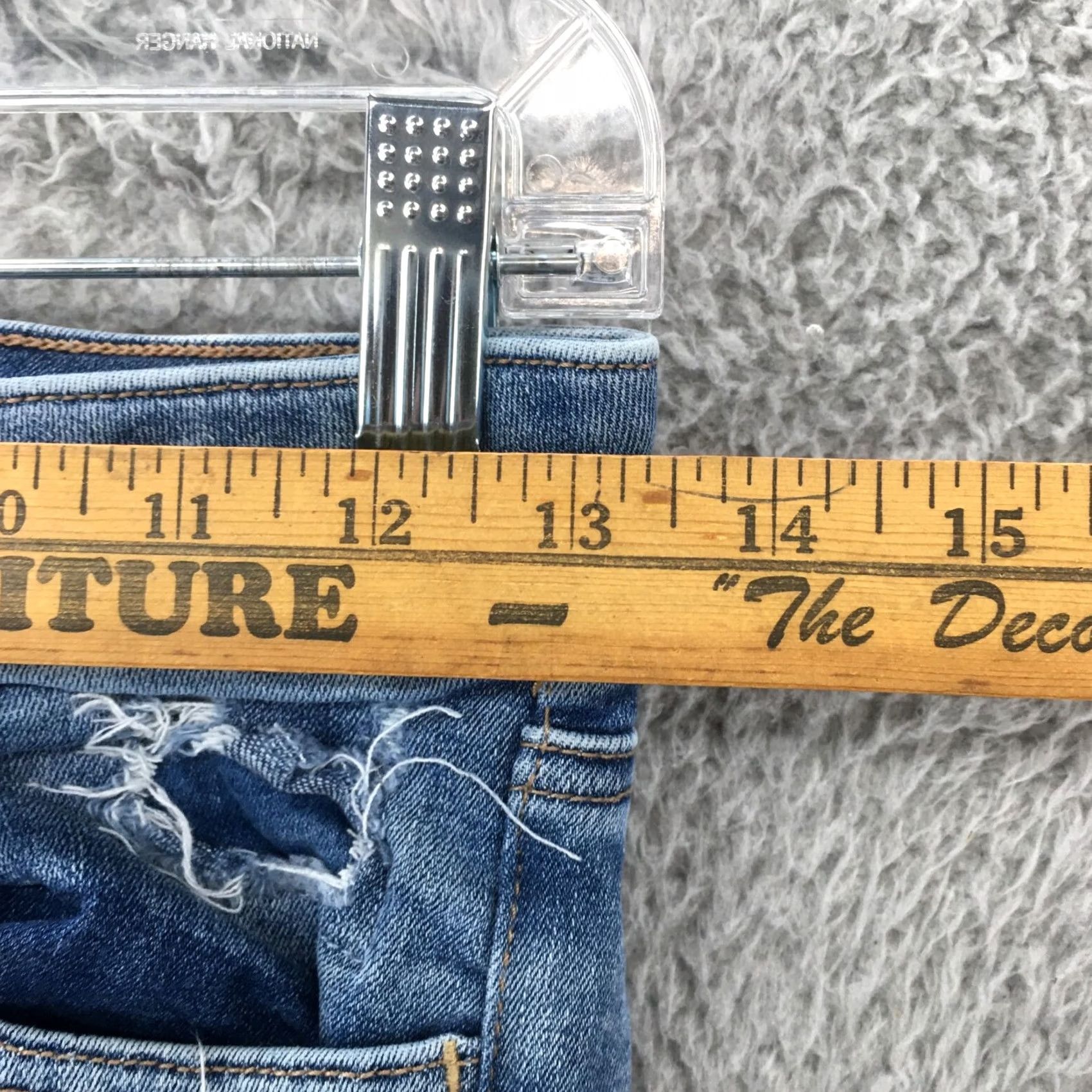 American Eagle Outfitters American Eagle Jeans Hi-Rise Jegging Womens Blue Denim Zip Fly Size 2 (27x28) Size 26" / US 2 / IT 38 - 5 Thumbnail