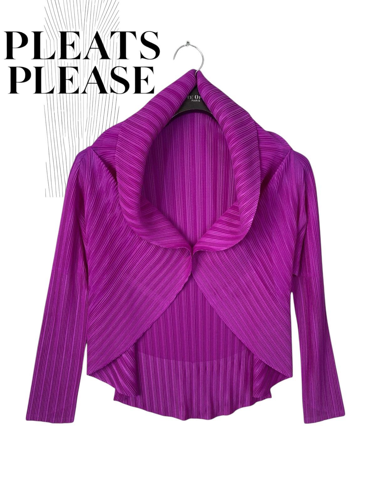 Pleats Please Issey Miyake 🔥OG🔥Pleats please issey miyake cardigan one button Size ONE SIZE - 1 Thumbnail