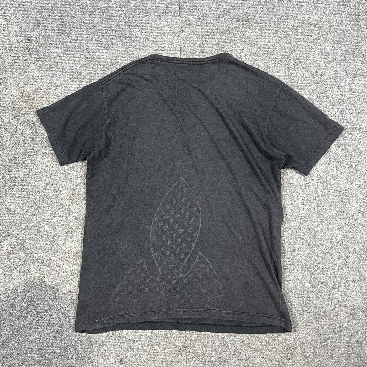 Chrome Hearts Chrome hearts fleur knee monogram black tee Size US L / EU 52-54 / 3 - 2 Thumbnail