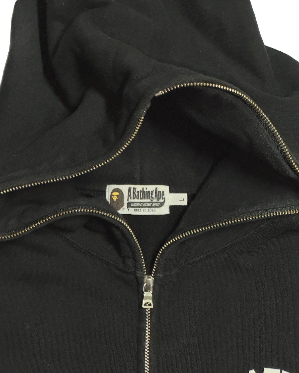 Bape Bape College Relaxed Fit Full Hoodie Black Size US L / EU 52-54 / 3 - 4 Thumbnail