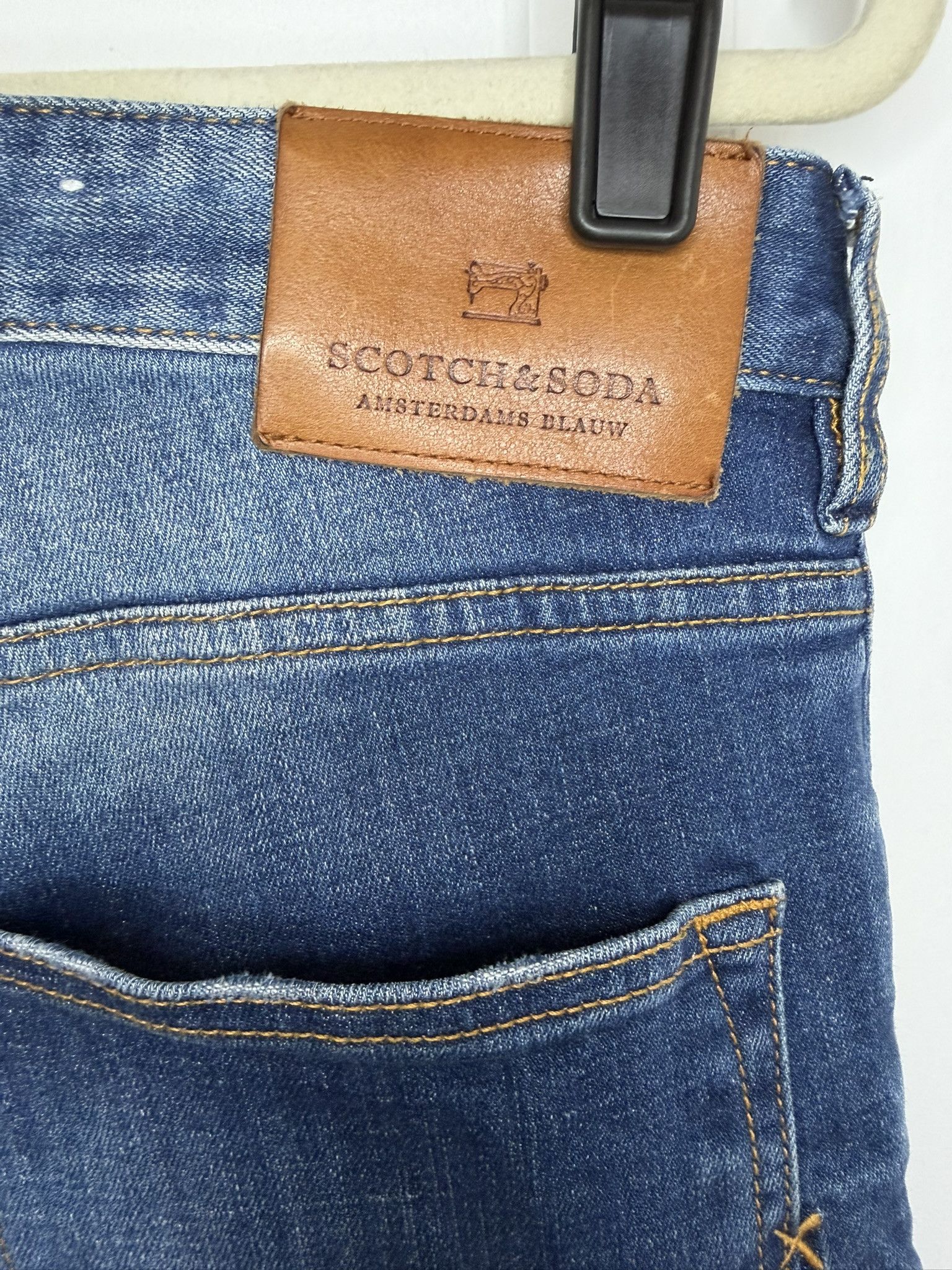 Scotch & Soda Scotch & Soda Amsterdams Blauw Slim Jeans Size US 32 / EU 48 - 5 Thumbnail