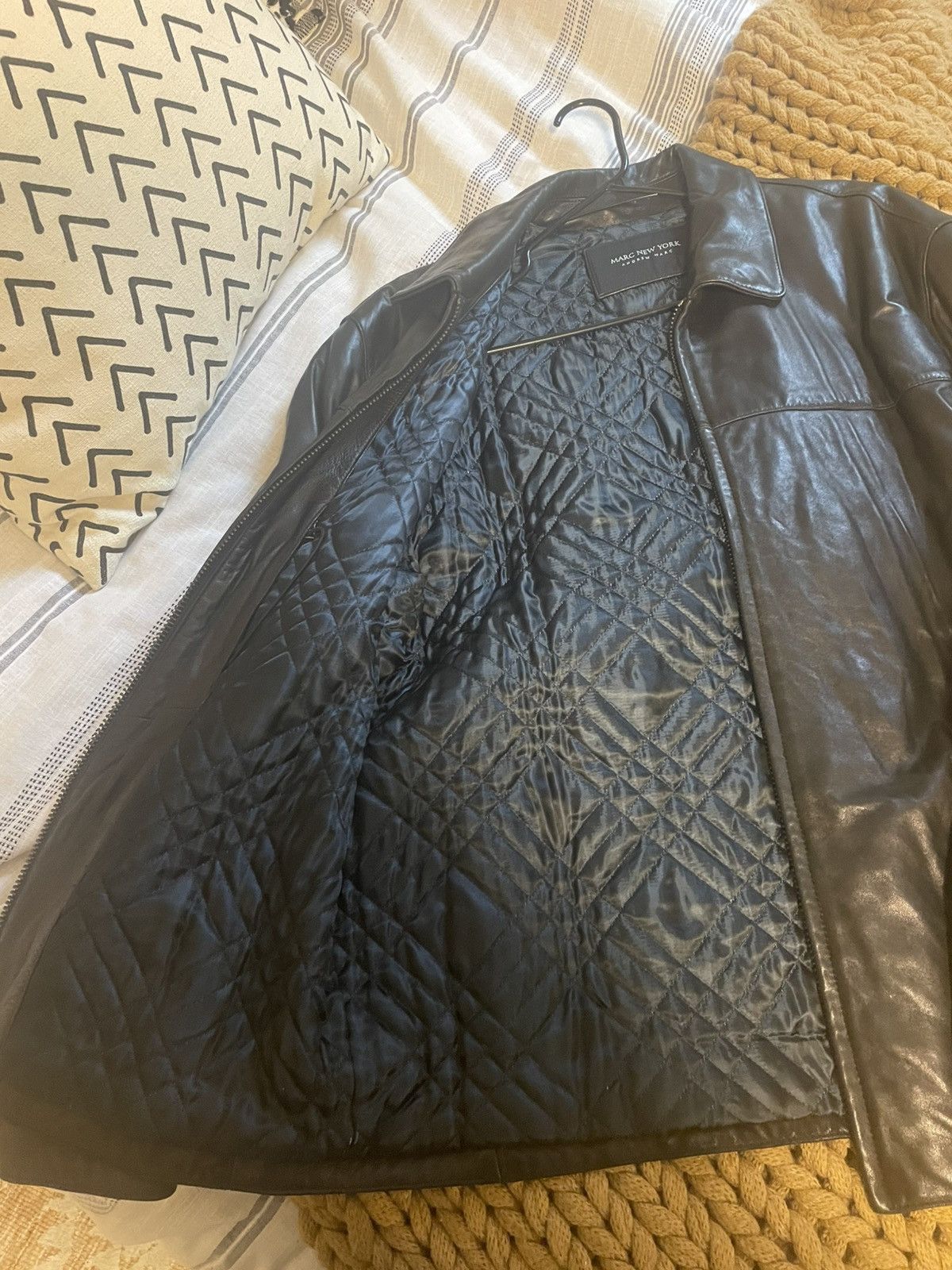 Andrew Marc Marc New York Andrew Marc Men’s Black Leather Jacket Size US L / EU 52-54 / 3 - 4 Thumbnail