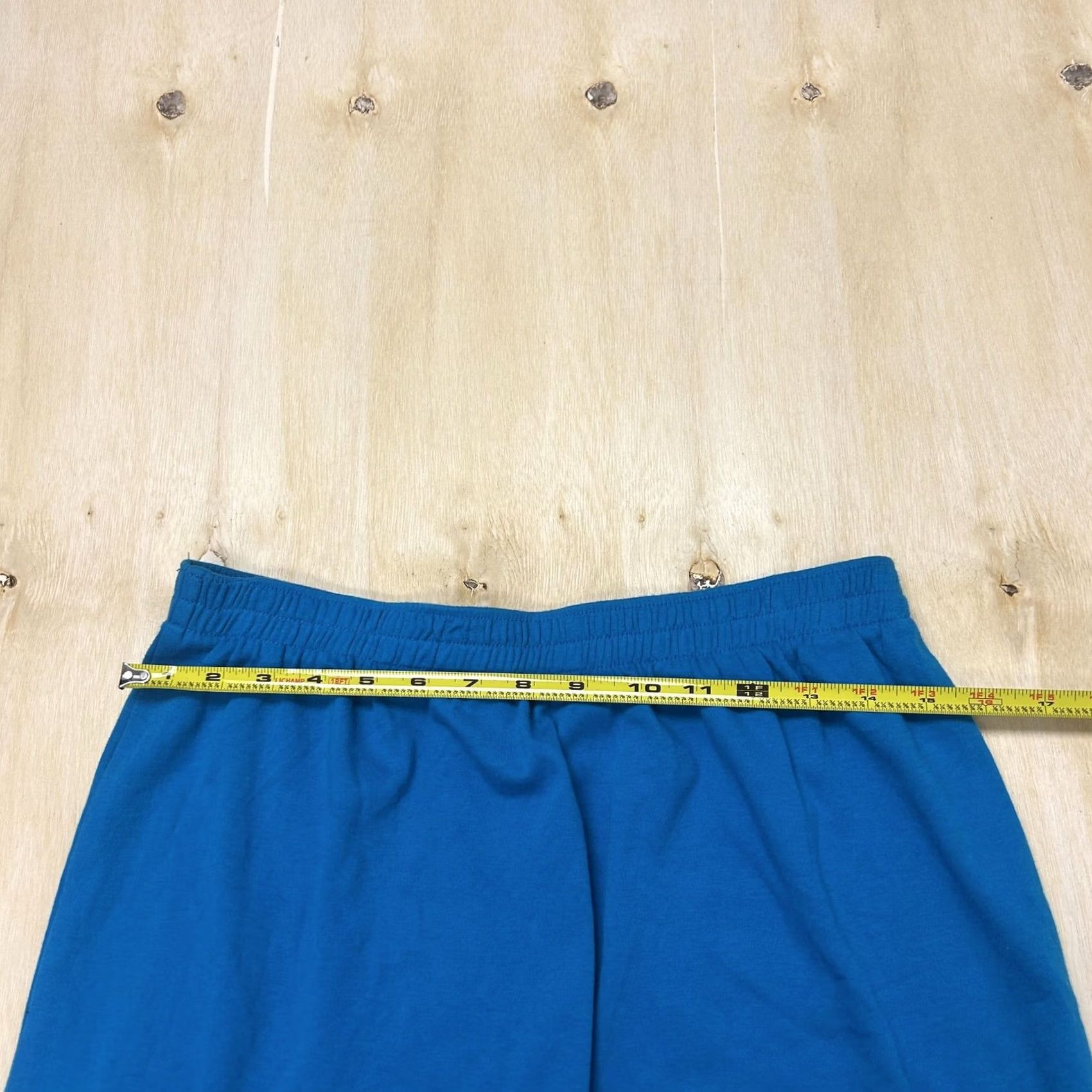 Vintage Vintage Eccobay Skirt Womens Large Blue Cotton Jersey Pencil Midi Elastic Waist Size L / US 10 / IT 46 - 4 Thumbnail