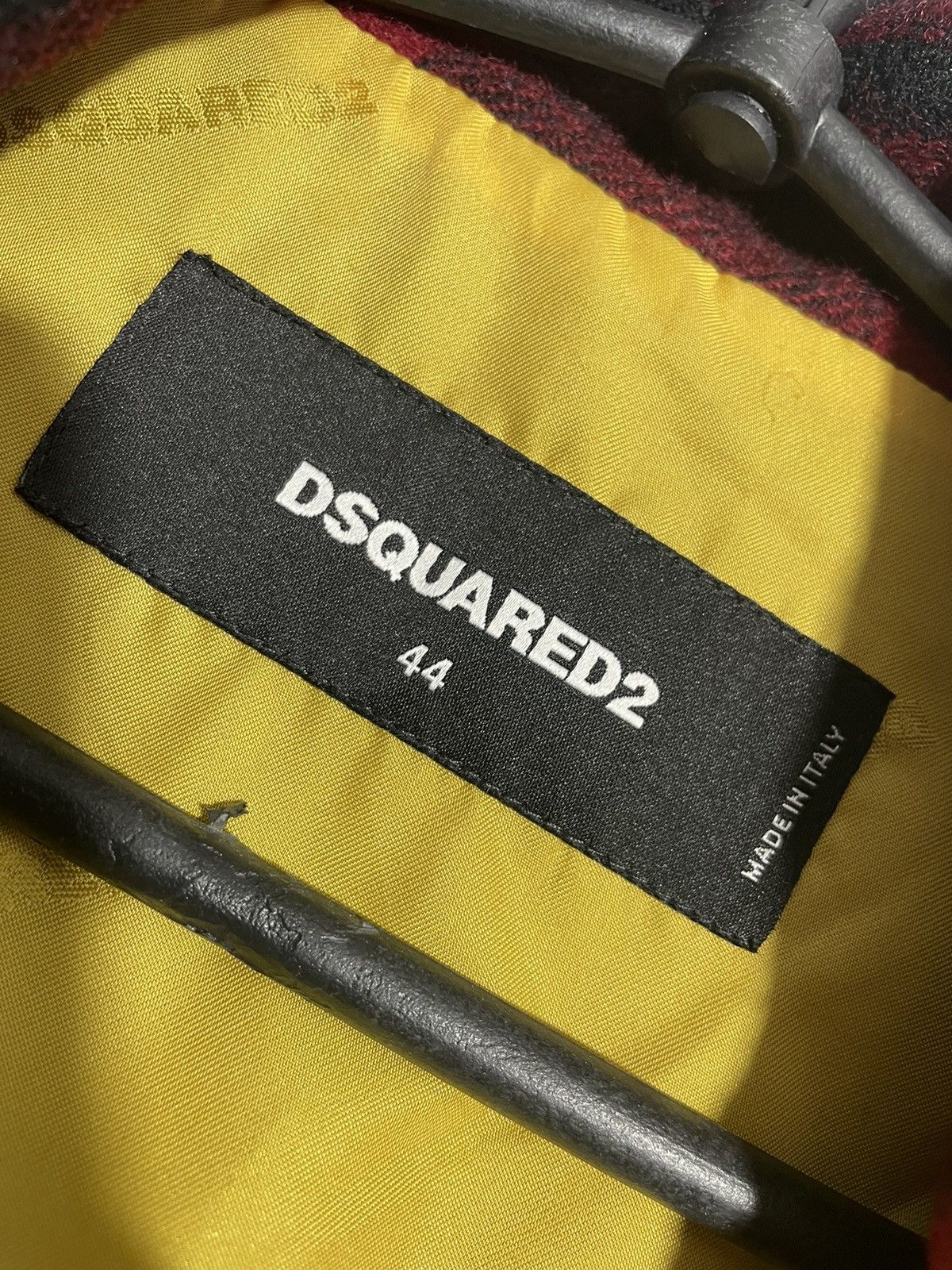Dsquared2 DSQUARED2 Blouson RedxBlack(Check Pattern) wool coat jacket Size M / US 6-8 / IT 42-44 - 18 Thumbnail