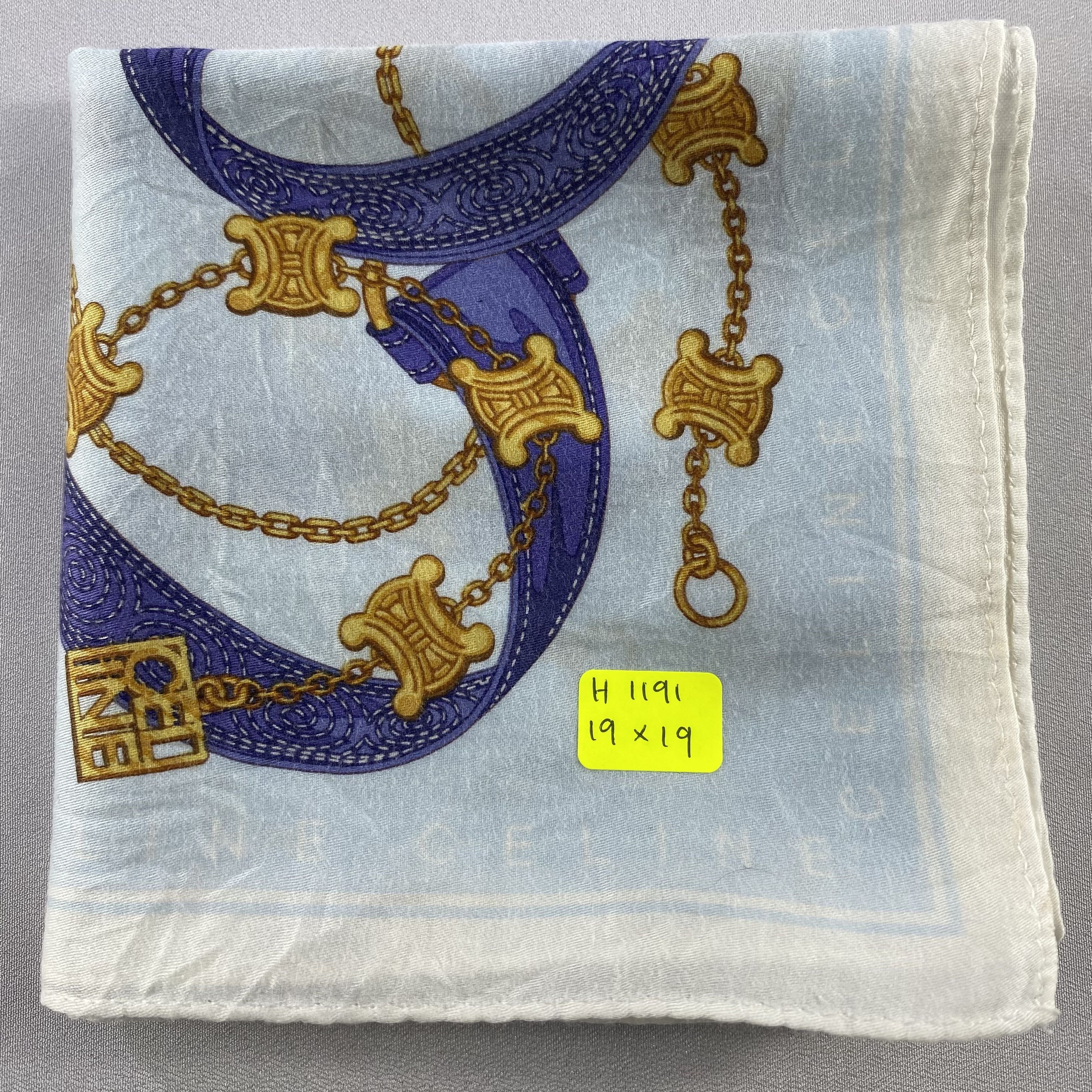 Celine × Vintage Celine Bandana/ Handkerchief / Neckerchief Size ONE SIZE - 6 Thumbnail