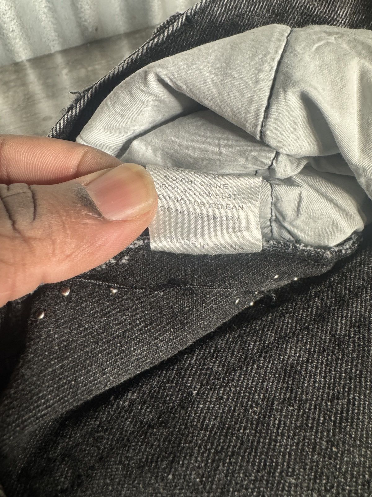 Vale Vale Crystal Denim Jeans Size US 36 / EU 52 - 7 Thumbnail