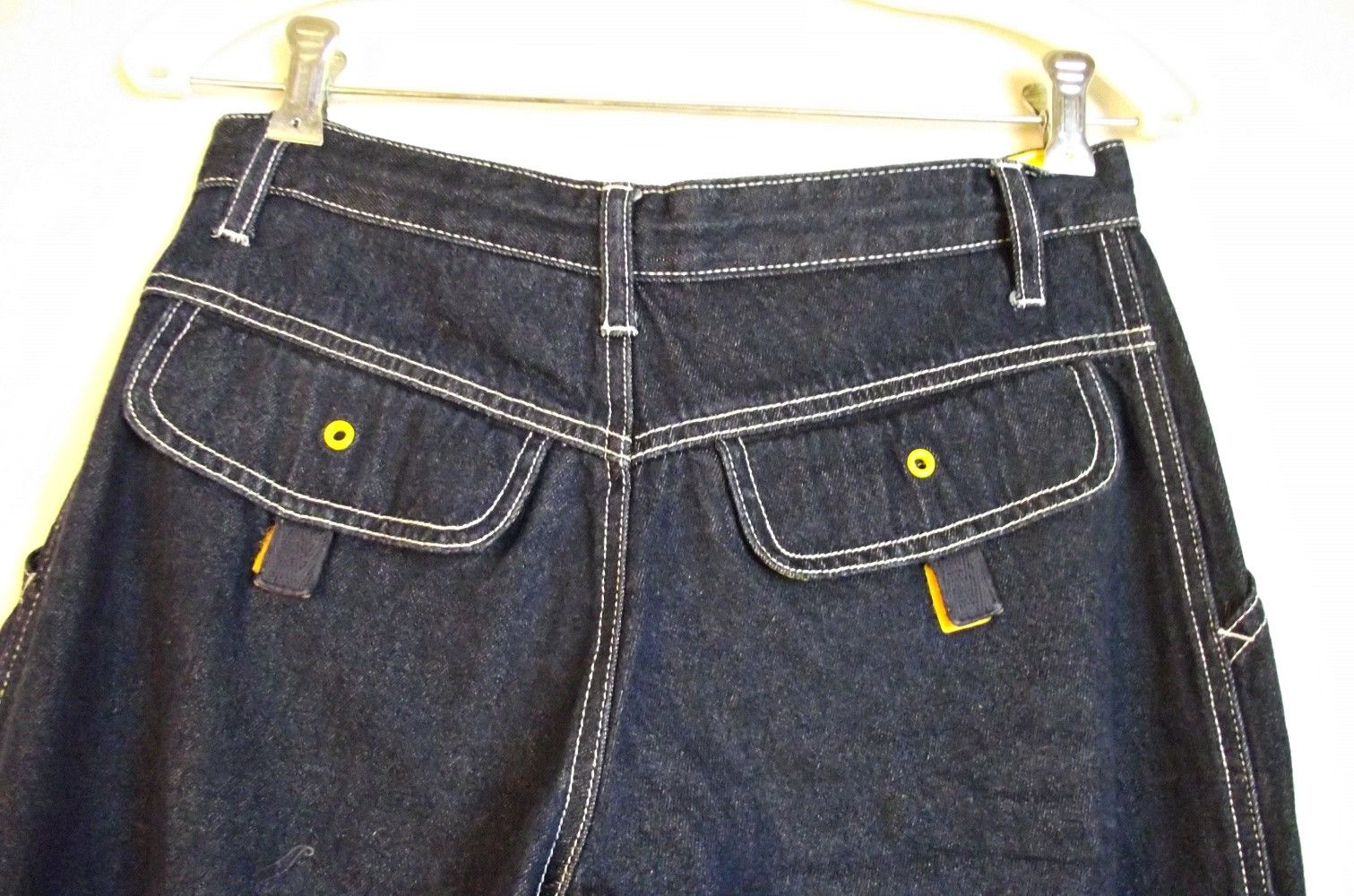 Vintage BREAKDOWN ORIGINAL Jeans Wide Baggy Leg Cargo Skater Size 30" / US 8 / IT 44 - 6 Thumbnail