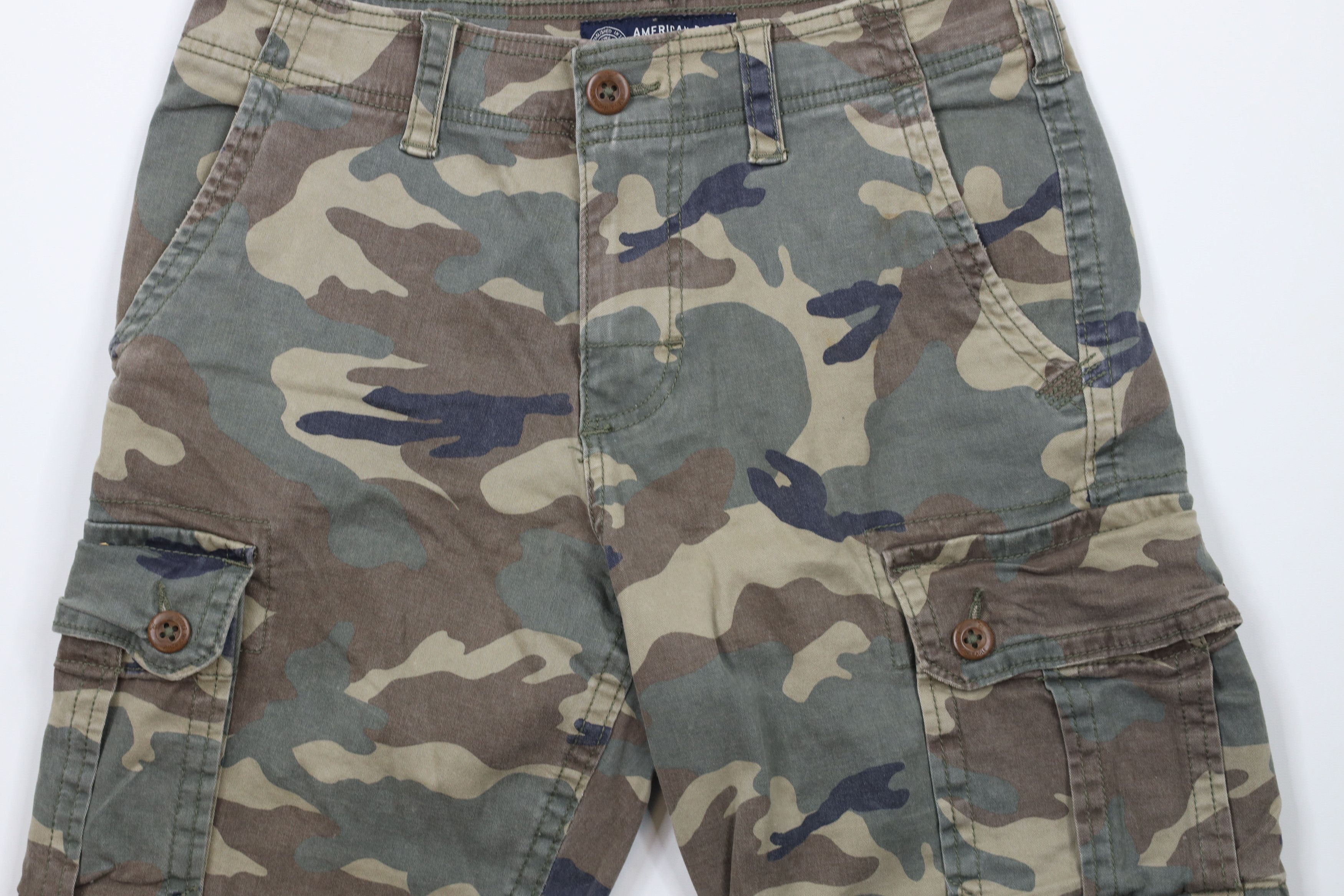 American Eagle Outfitters × Vintage Vintage American Eagle Outfitters Camouflage Cargo Shorts Size US 30 / EU 46 - 3 Thumbnail