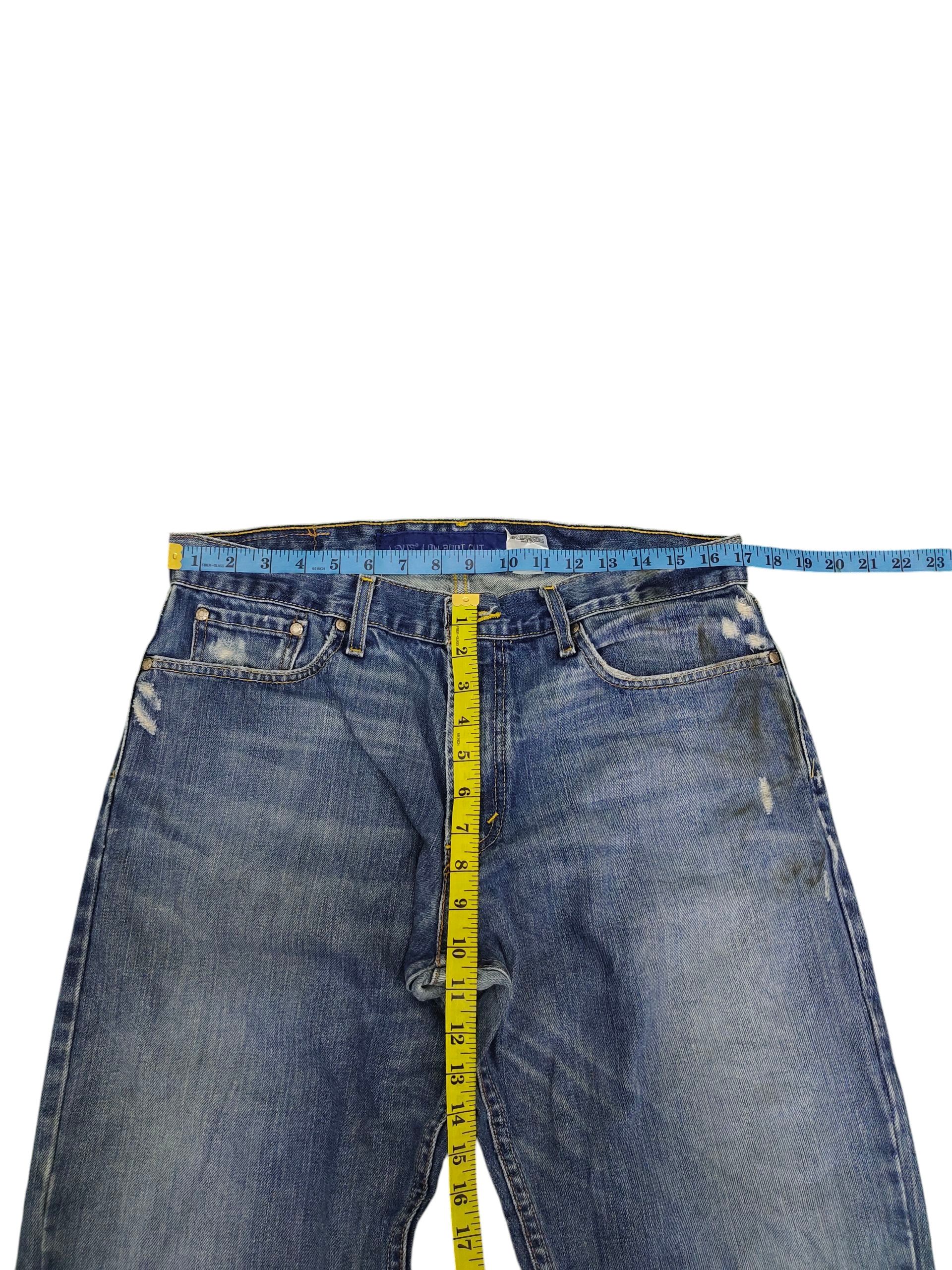 If Six Was Nine Flare Jeans Levis 527 Low Boot Cut Denim Distress Faded Size US 34 / EU 50 - 16 Thumbnail