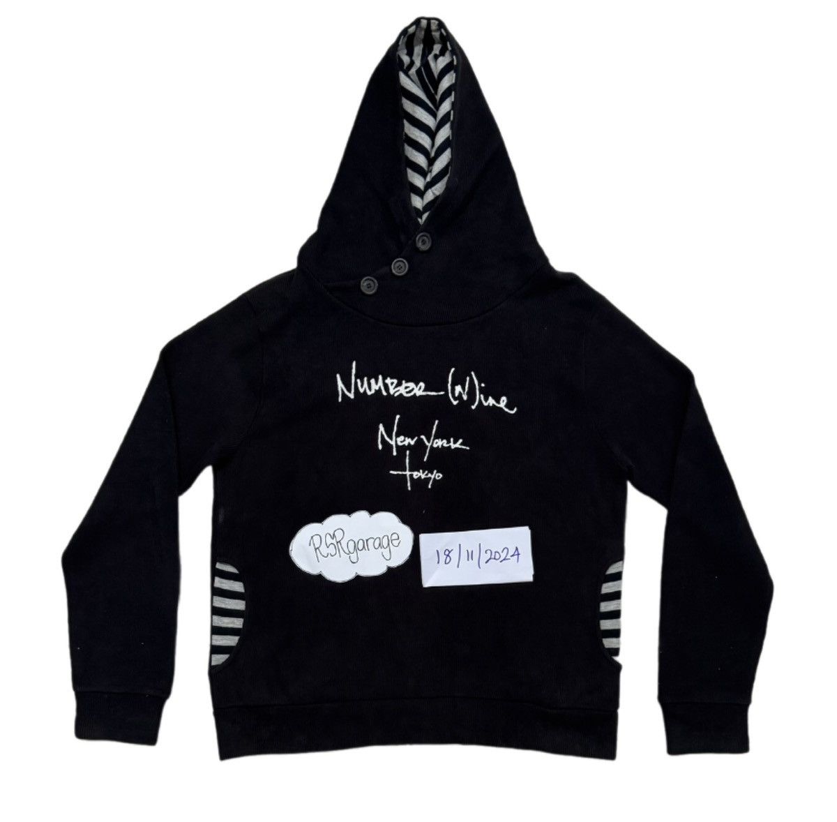 Japanese Brand NUMBER NINE Hoodies Size US L / EU 52-54 / 3 - 1 Thumbnail