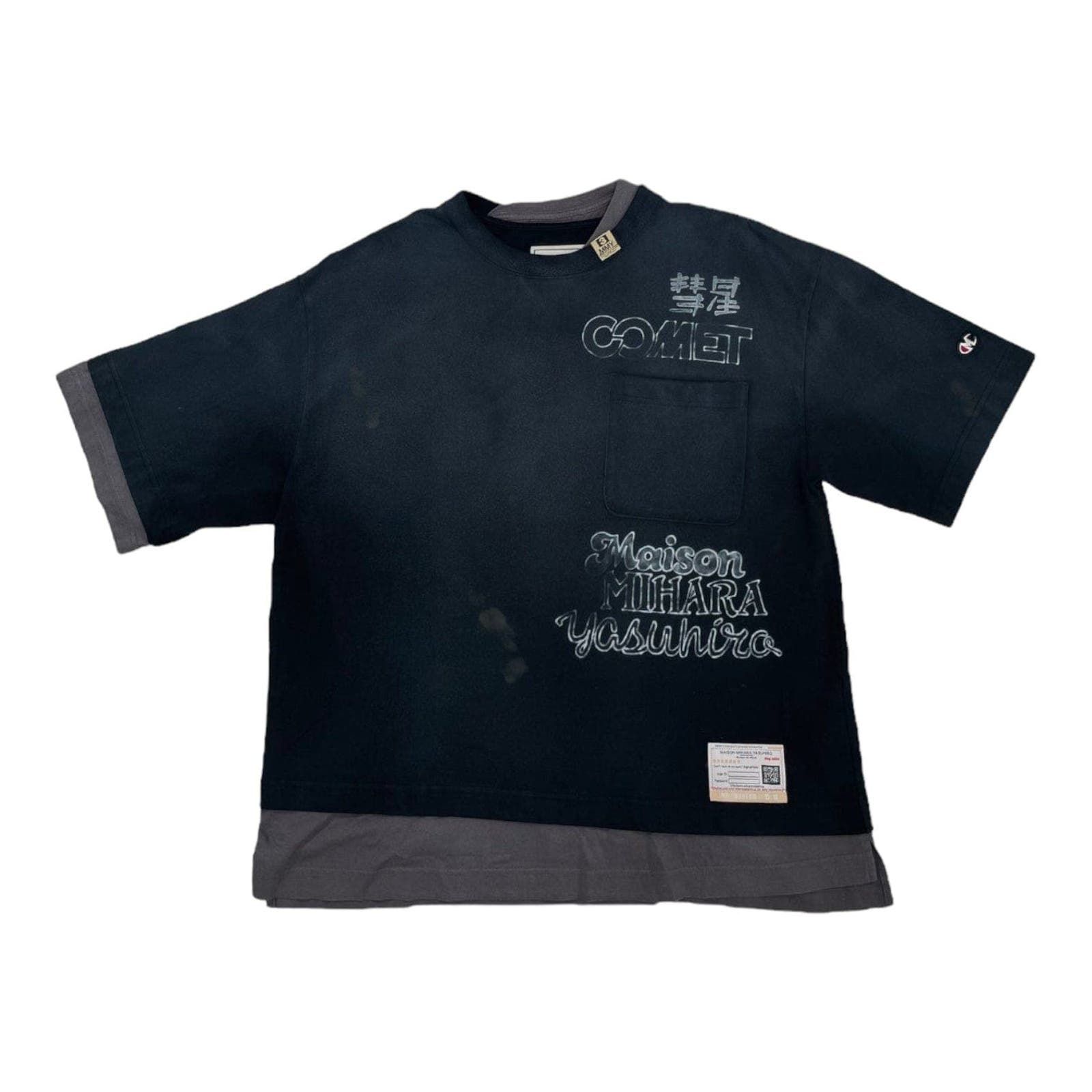 Maison Mihara Yasuhiro Comet Short Sleeve Tee Shirt