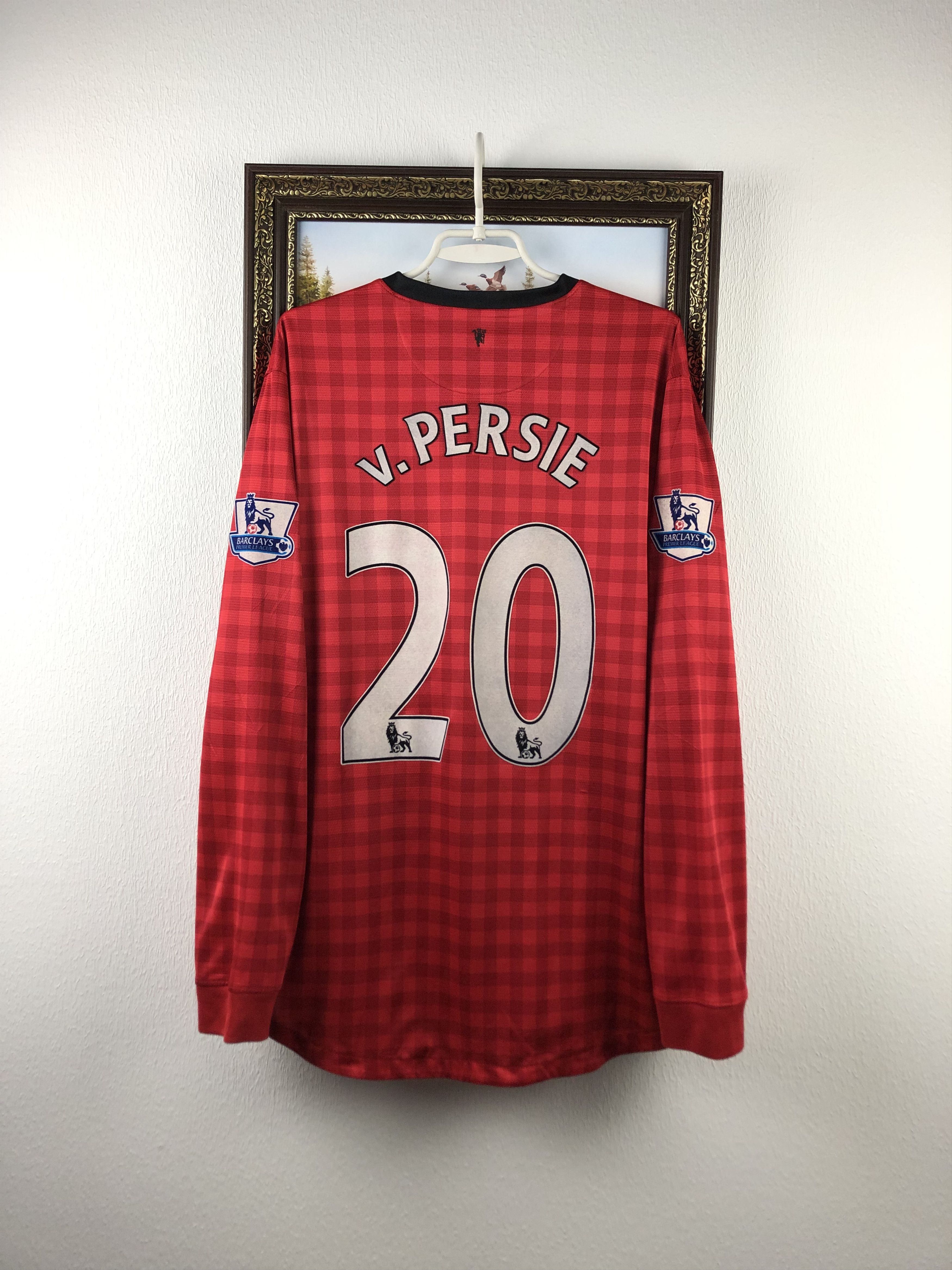 Nike Manchester United shirt 2012 Soccer #20 v. Persie Jersey Size US XL / EU 56 / 4 - 1 Thumbnail