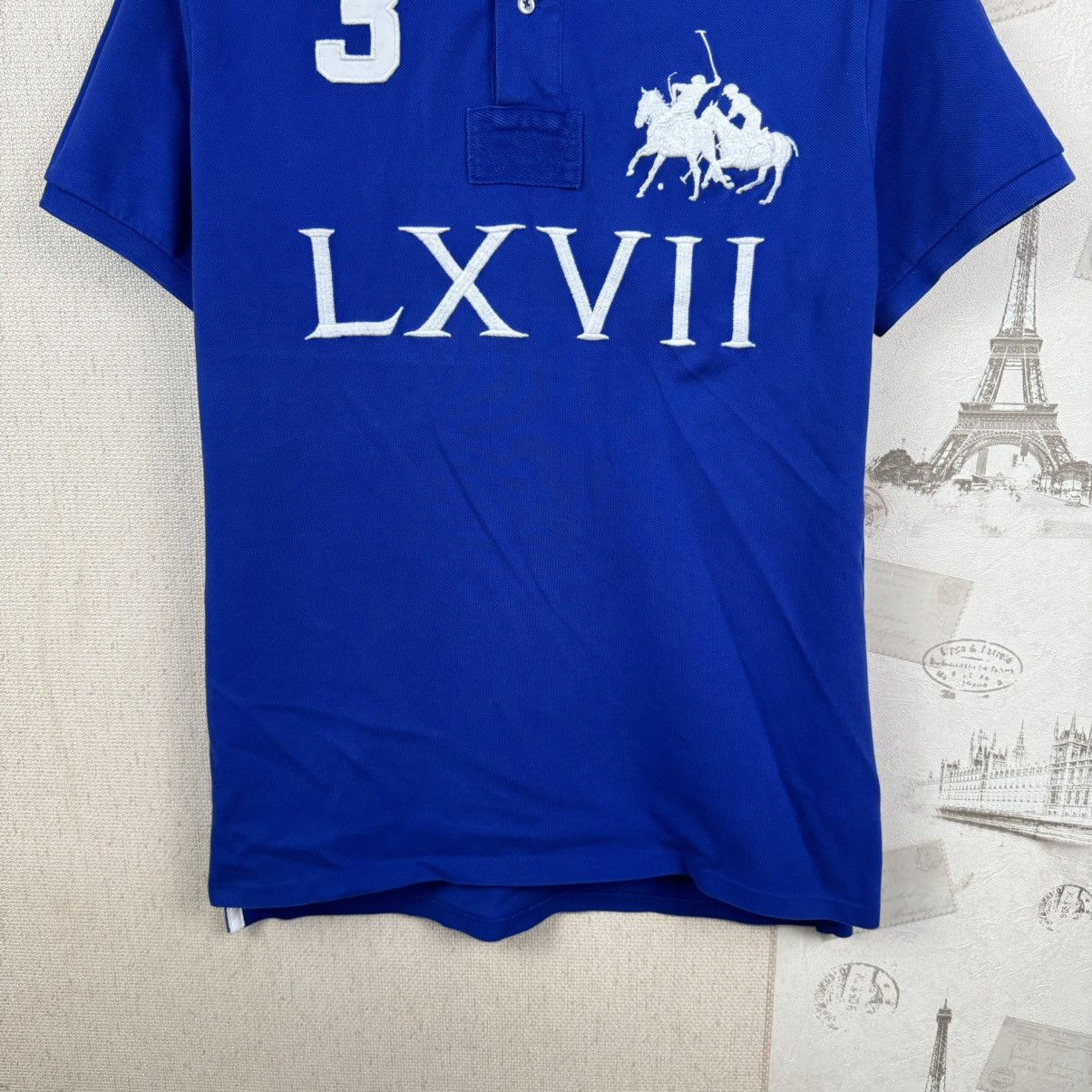 Polo Ralph Lauren Vintage Ralph Lauren Polo T shirt Chief Keef LXVII Blue Sz L Size US L / EU 52-54 / 3 - 8 Thumbnail