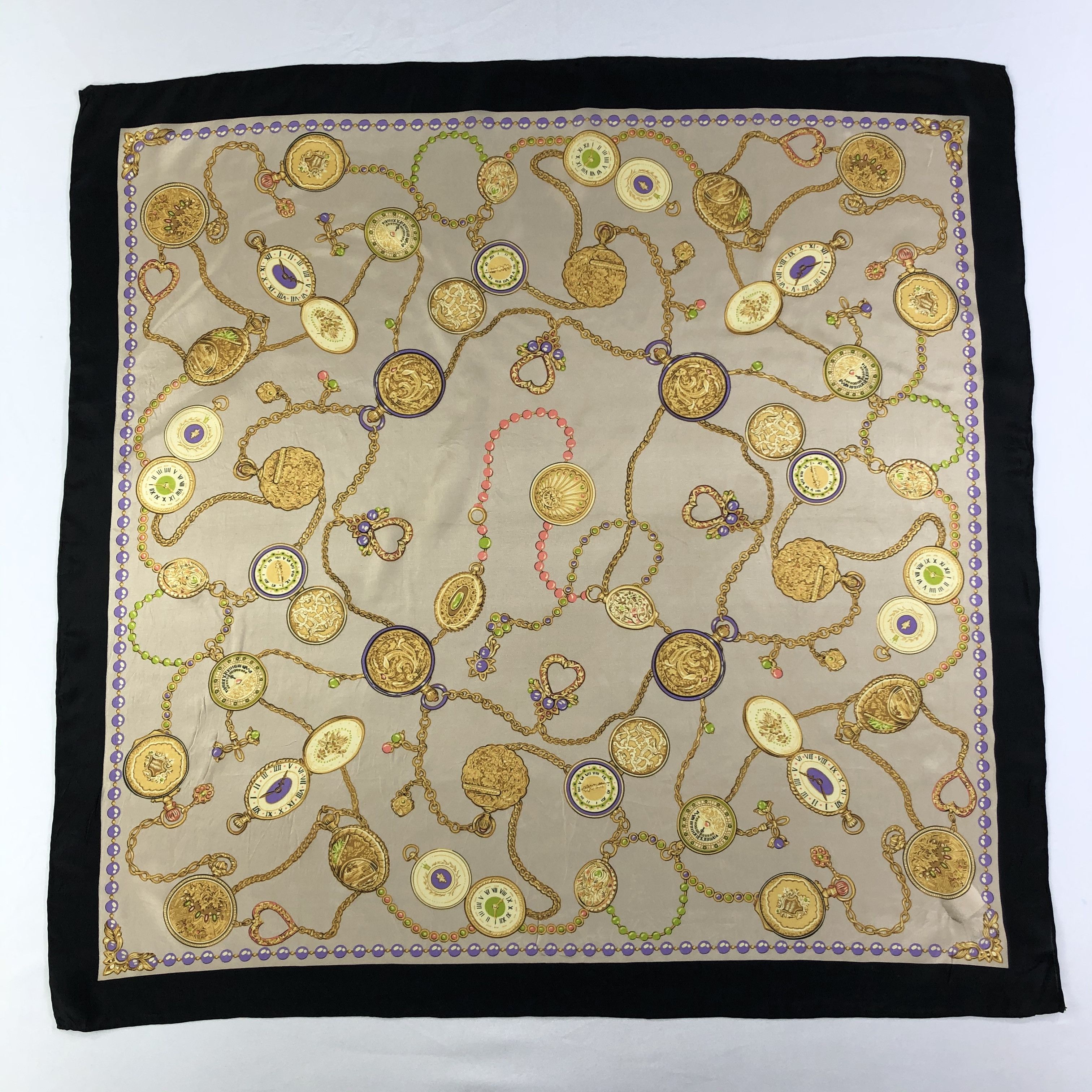 Vintage Vintage Silk Scarf Size ONE SIZE - 2 Thumbnail