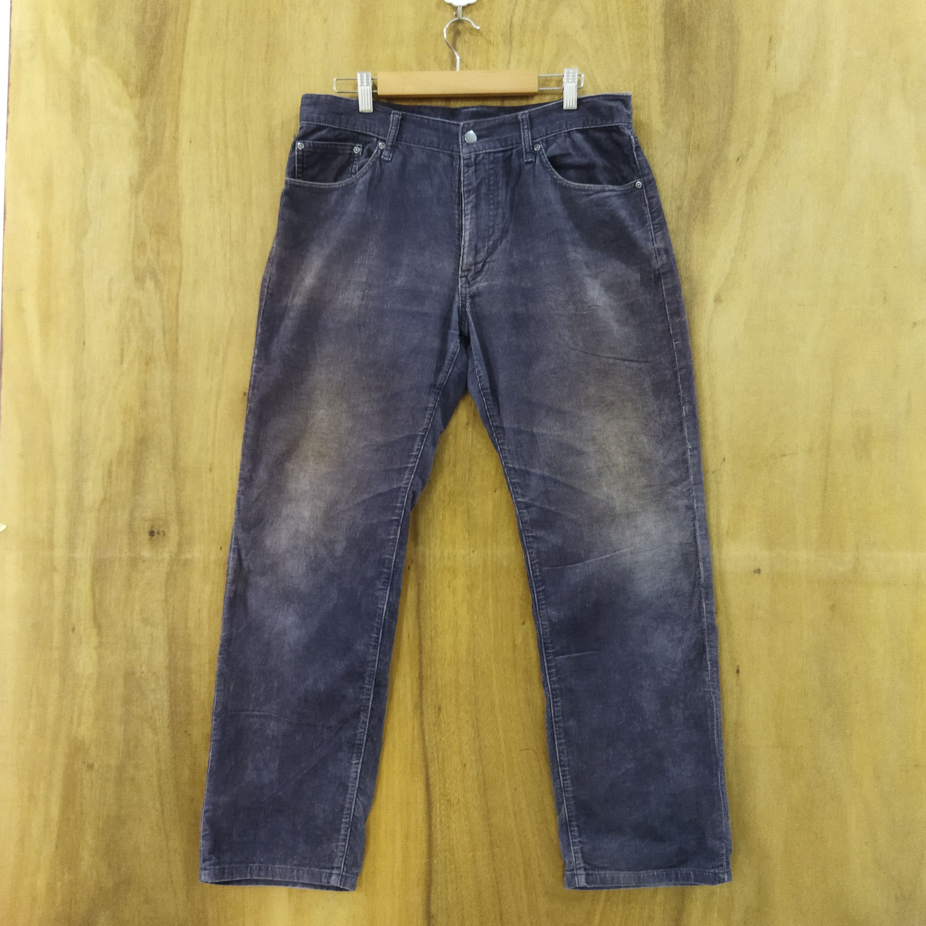 Japanese Brand JAPANESE BRAND FADED BLACK CORPUROY PANTS Size US 32 / EU 48 - 1 Thumbnail