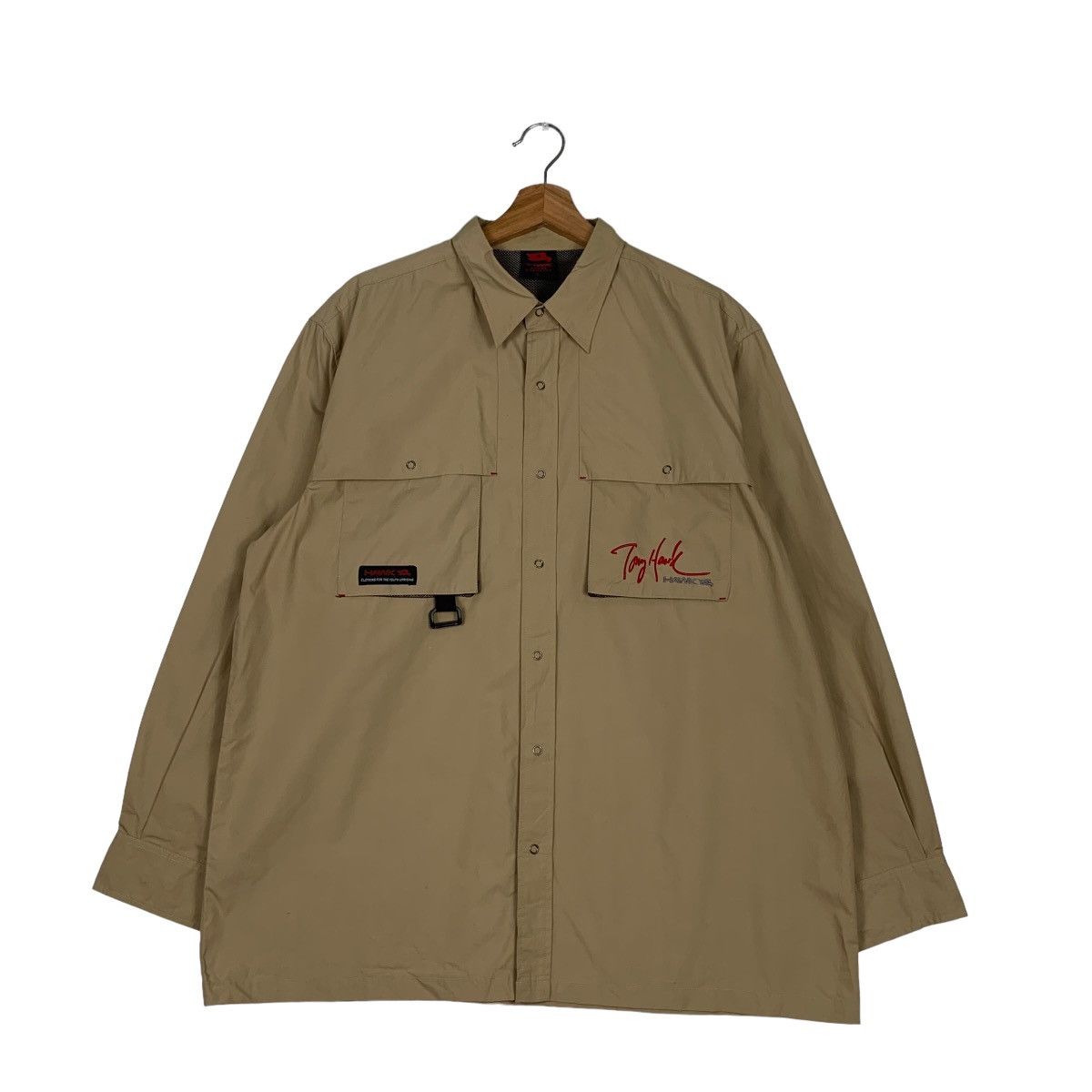 Tony Hawk TONY HOWK Skate Boarding Snap Button Shirt #0243-C11 Size US L / EU 52-54 / 3 - 1 Thumbnail